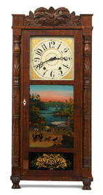 Elisha Hotchkiss Jr. Triple-Decker Shelf Clock (1 of 11)
