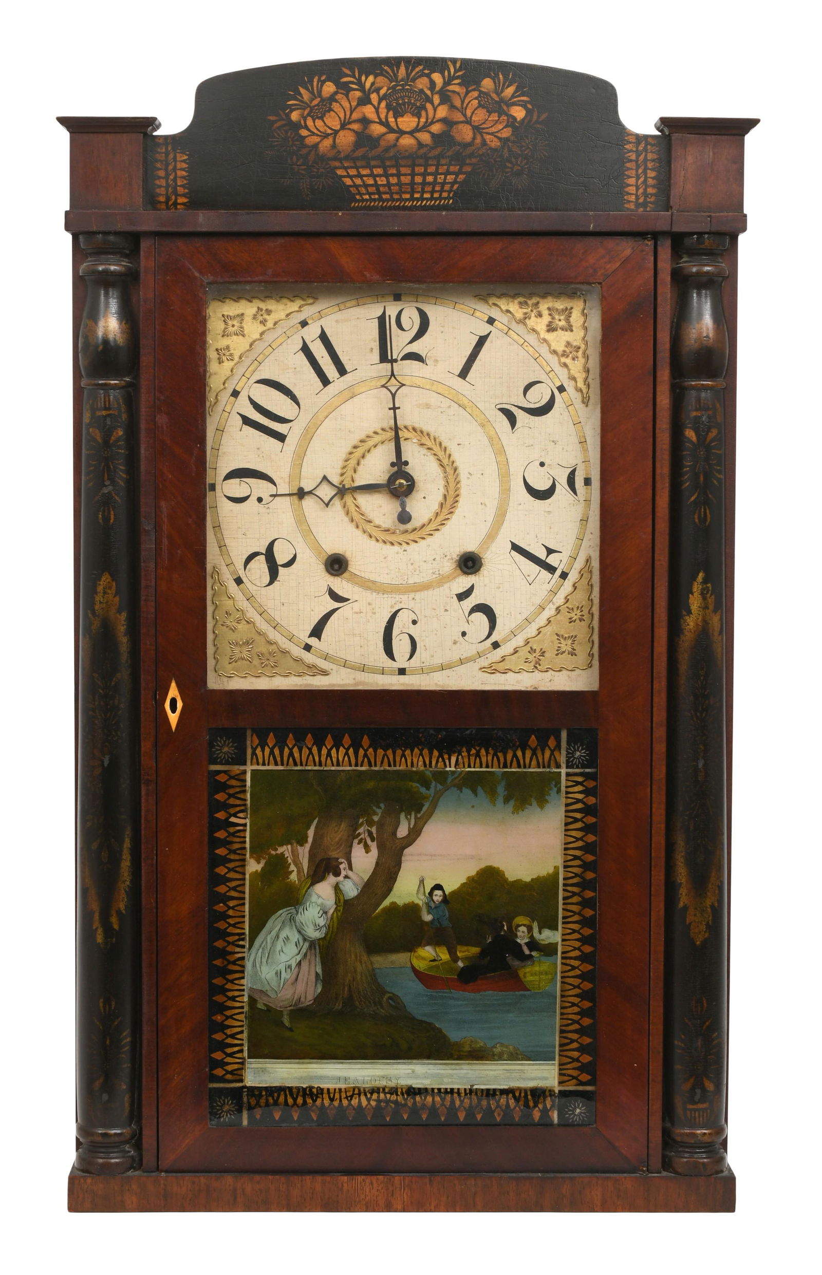 Riley Whiting 30-Hour Woodworks Shelf Clock (1 of 9)