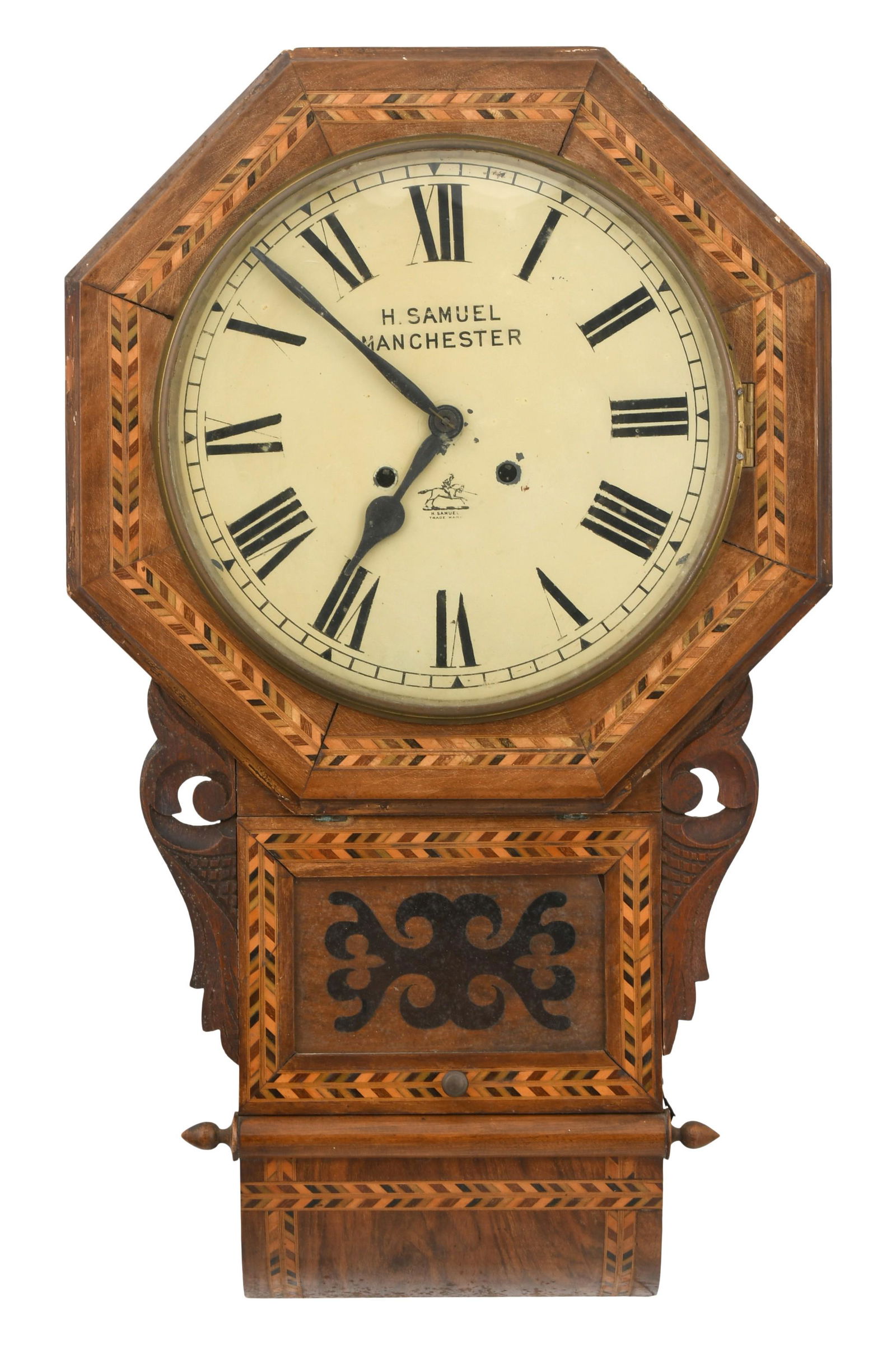 New Haven Clock Co. "Anglo-American" Wall Clock (1 of 6)