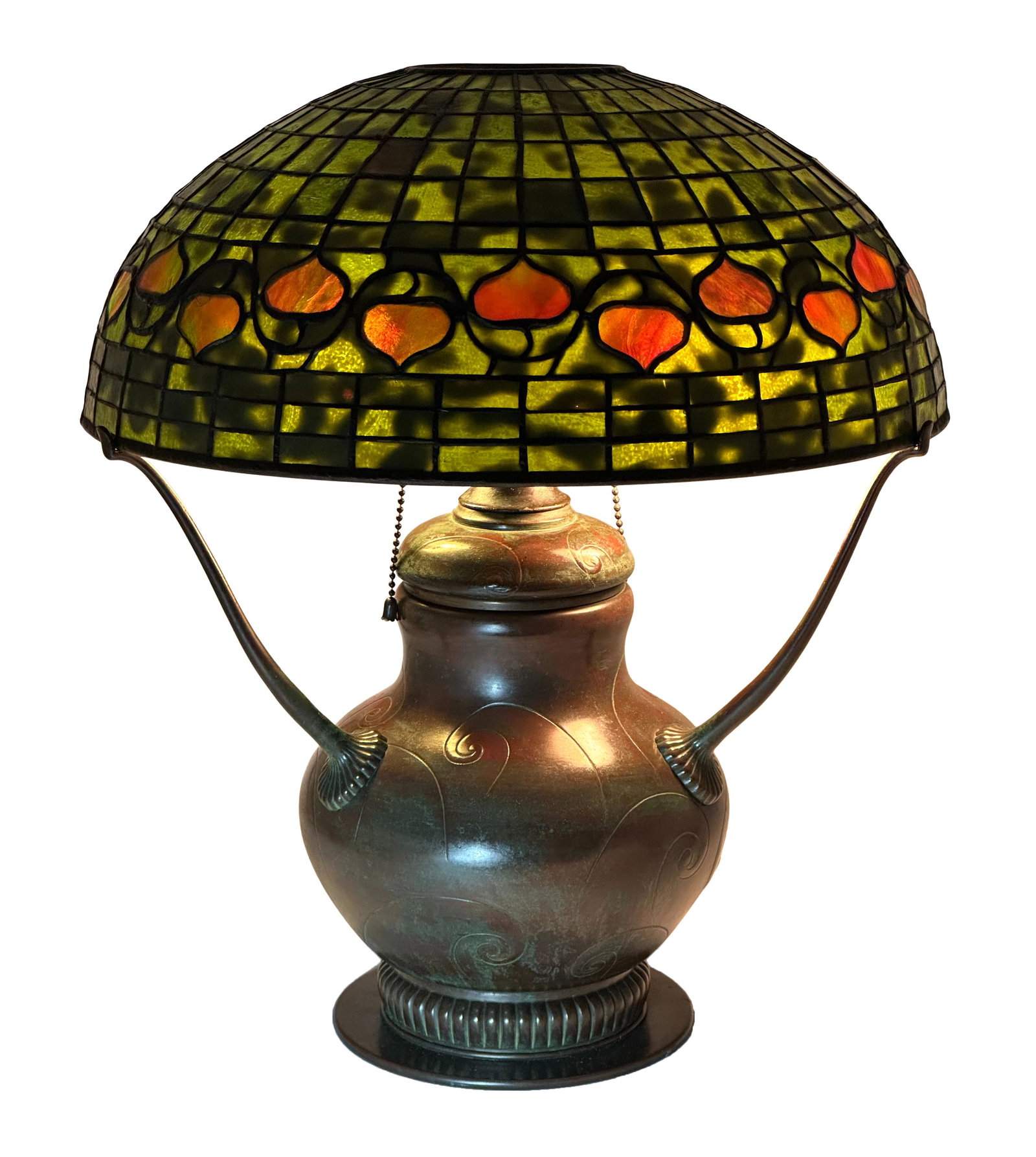 Tiffany Studios "Acorn" Table Lamp (1 of 9)