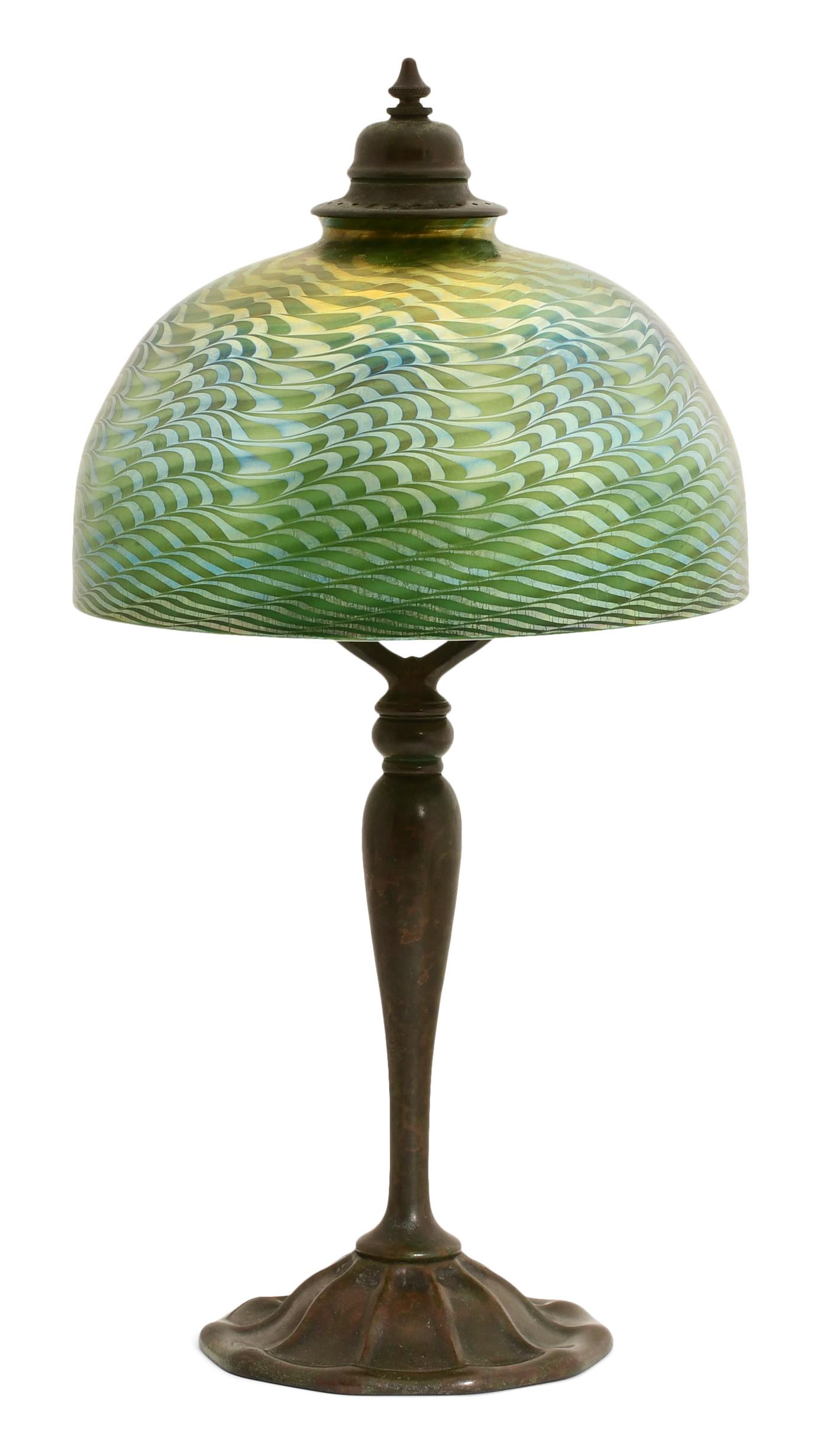 Tiffany Studios Favrile Glass Desk Lamp (1 of 7)