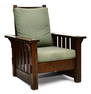 J.M. Young & Sons Oak Morris Chair