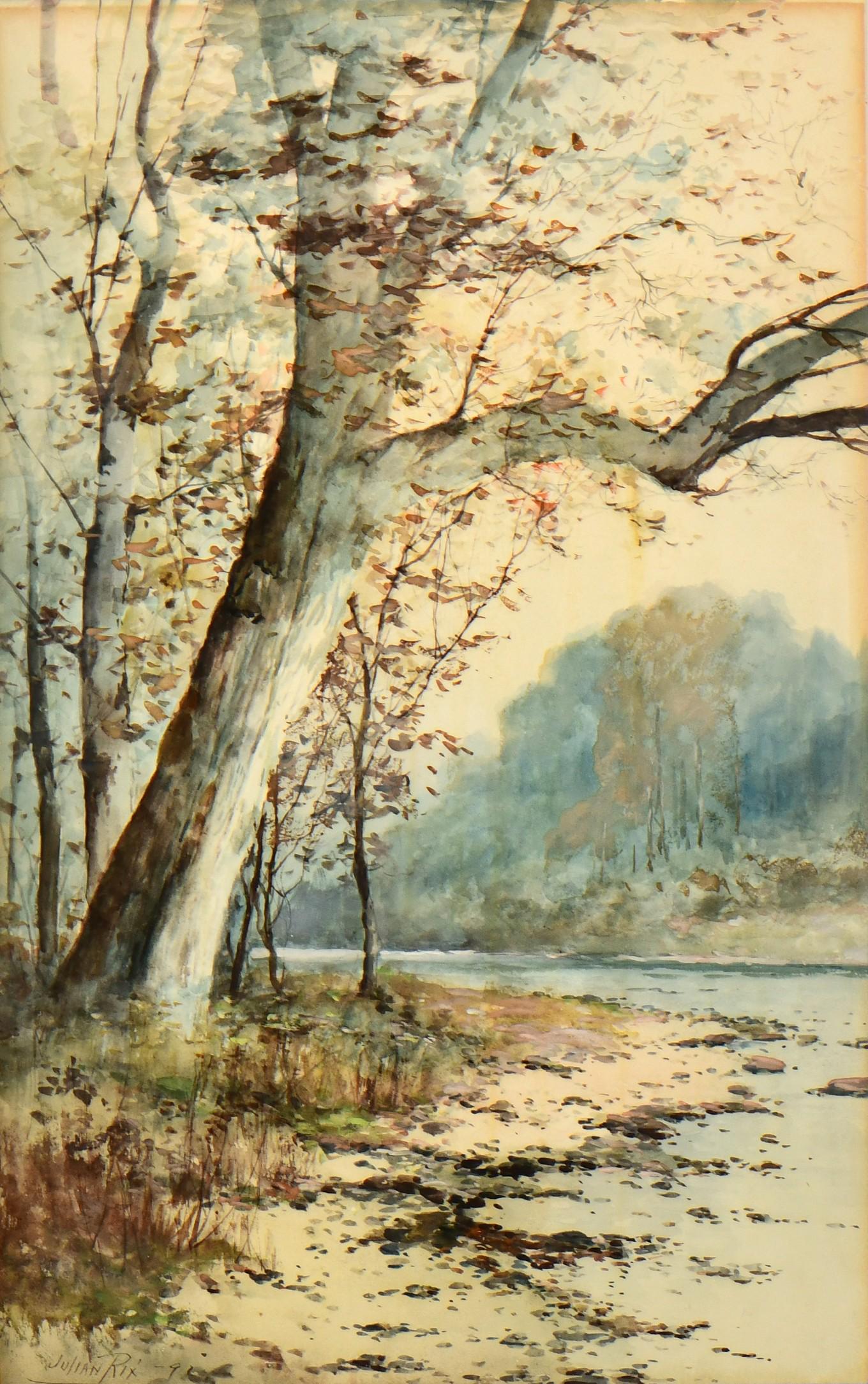 Julian Walbridge Rix (american, 1850-1903), Landscape Auction