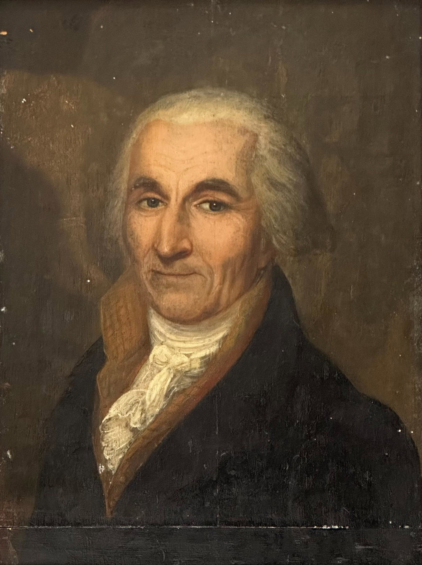Folk Art Portrait of George Washington, Oil on Panel (1 of 3)