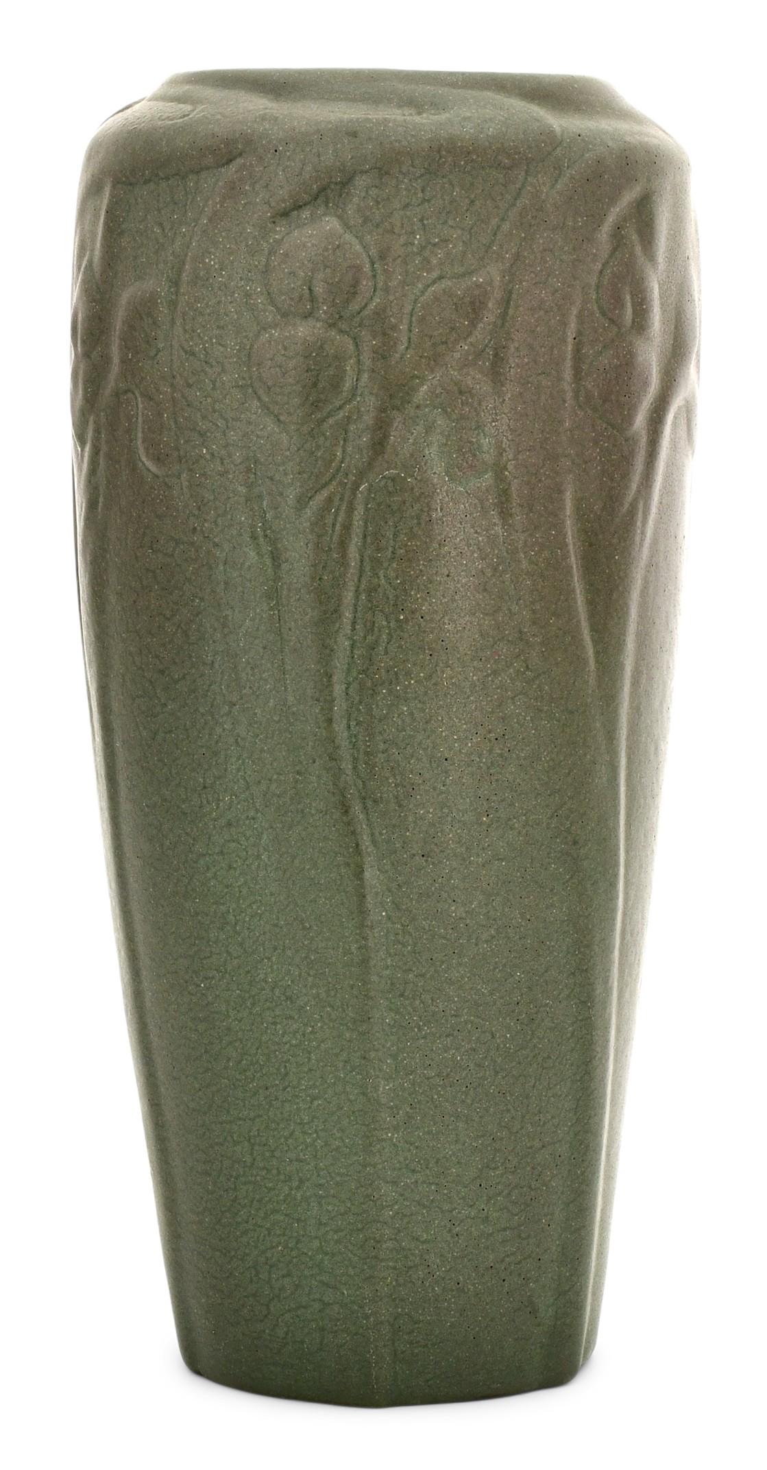 Van Briggle Pottery Floral Vase (1 of 4)