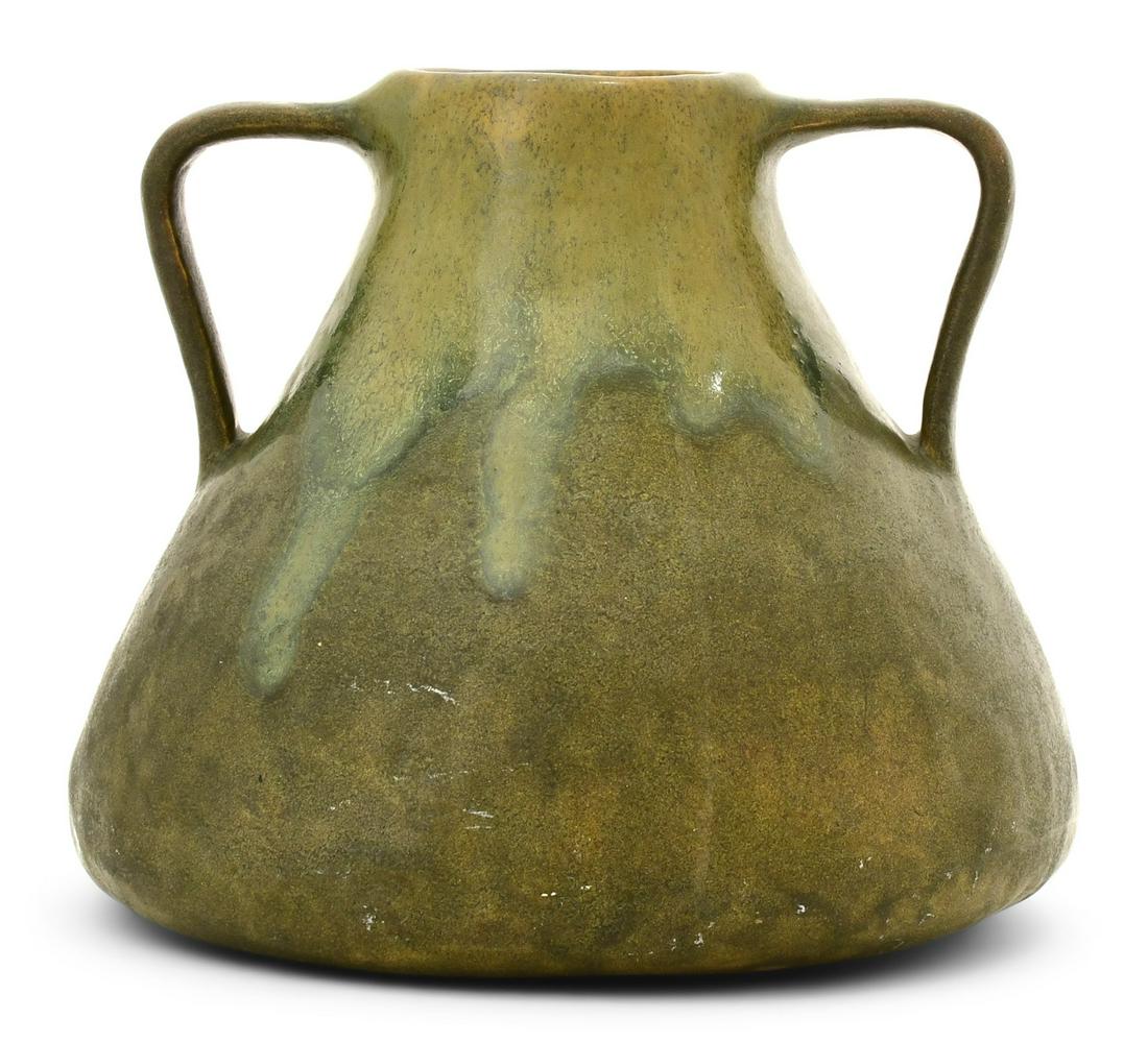 Arts & Crafts Pottery Two-Handled Vase (1 of 5)