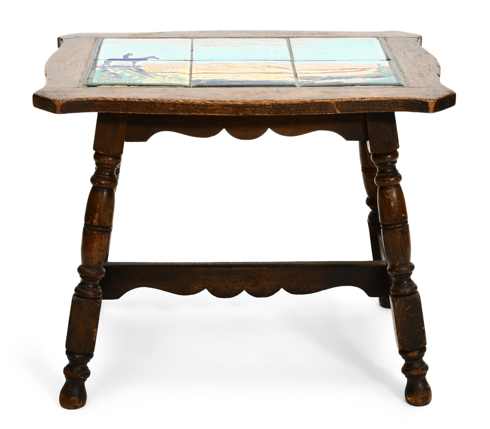 Taylor Tile Co. Arts & Crafts "End of the Trail" Table (1 of 8)