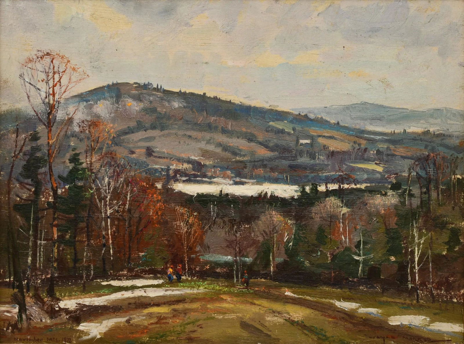 Wayne Beam Morrell (American, 1923-2013), "View Towards Lake Winnipesaukee" (1 of 5)