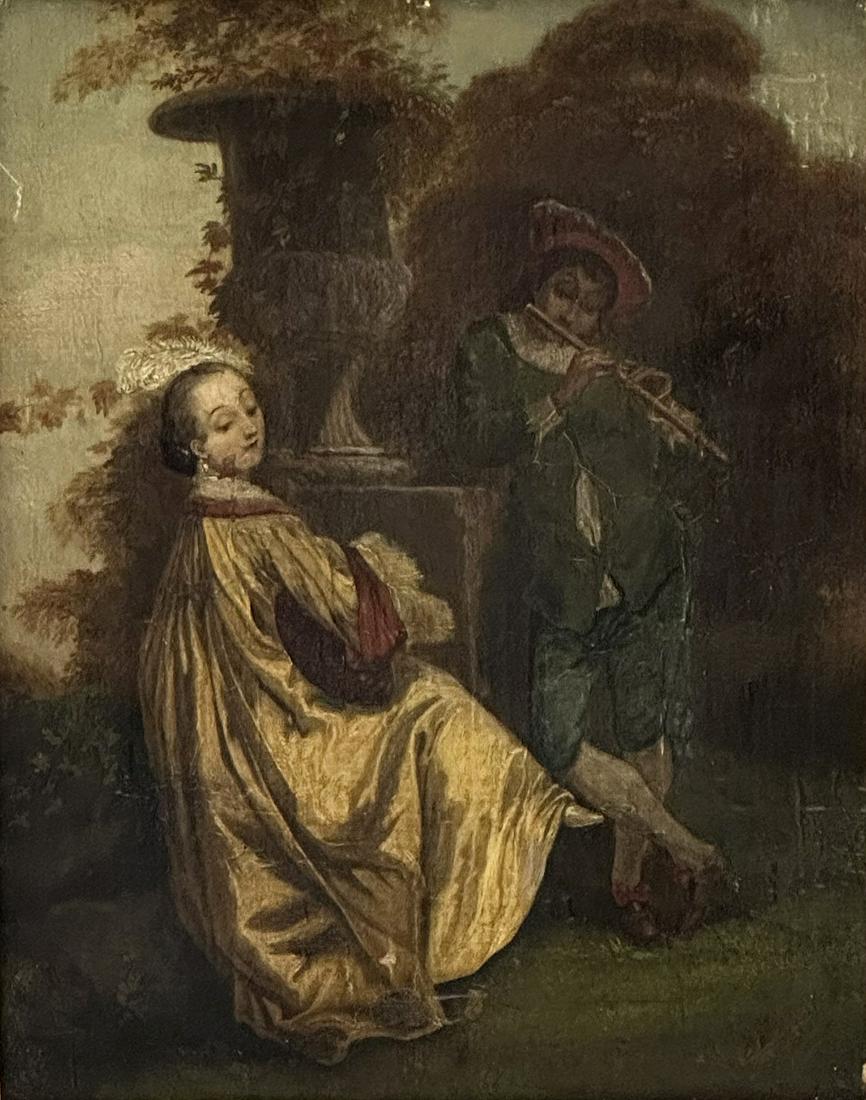 Manner of Nicolas Lancret (French, 1690-1743), A Man Playing the Flute for a Woman in a Landscape (1 of 5)