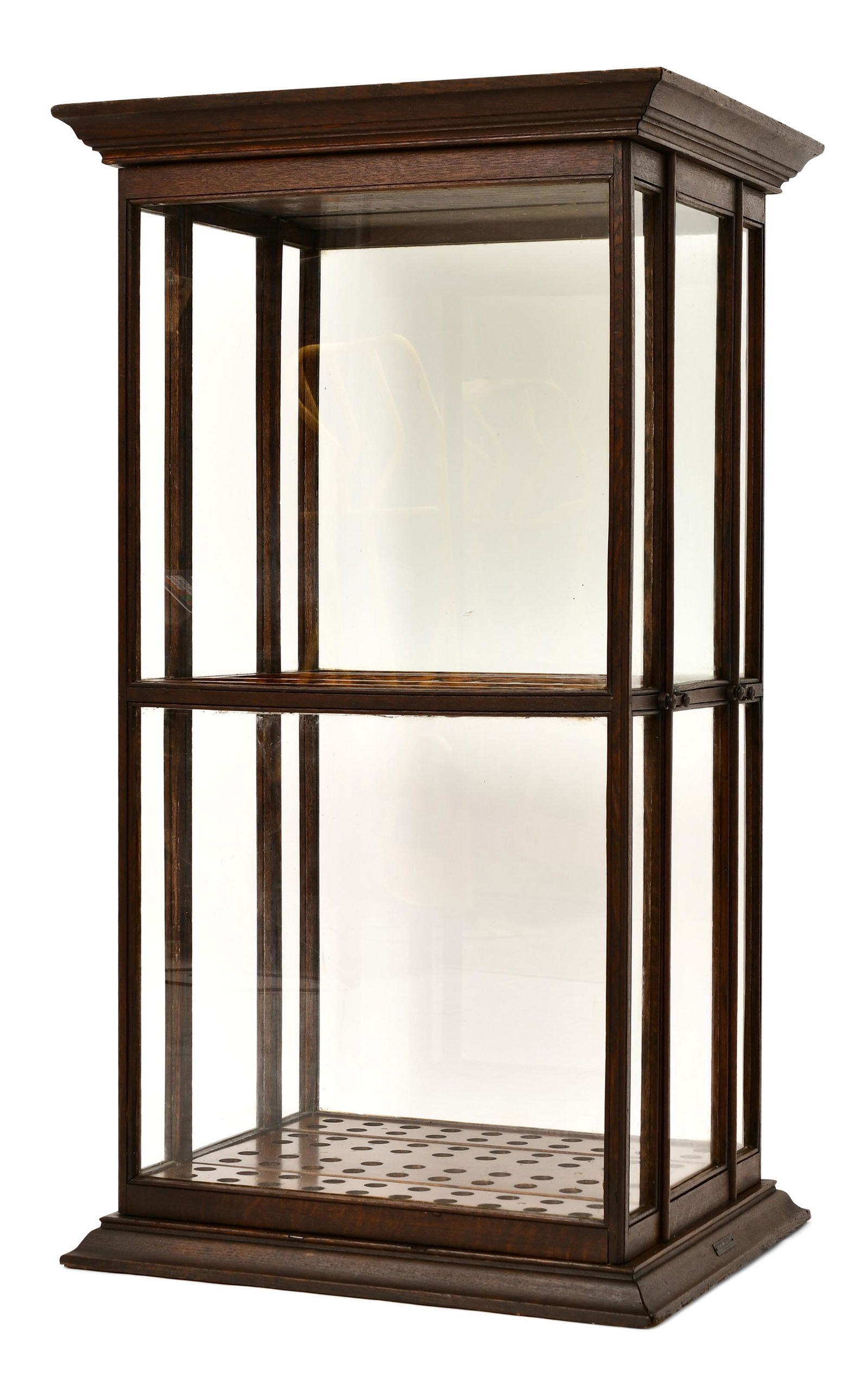 Exhibition Showcase Co. Oak Cane/Umbrella Display Cabinet (1 of 5)