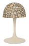 Manner of Eero Saarinen (American, 1910-1961), Stone & Metal Mid-Century Modern Table Lamp