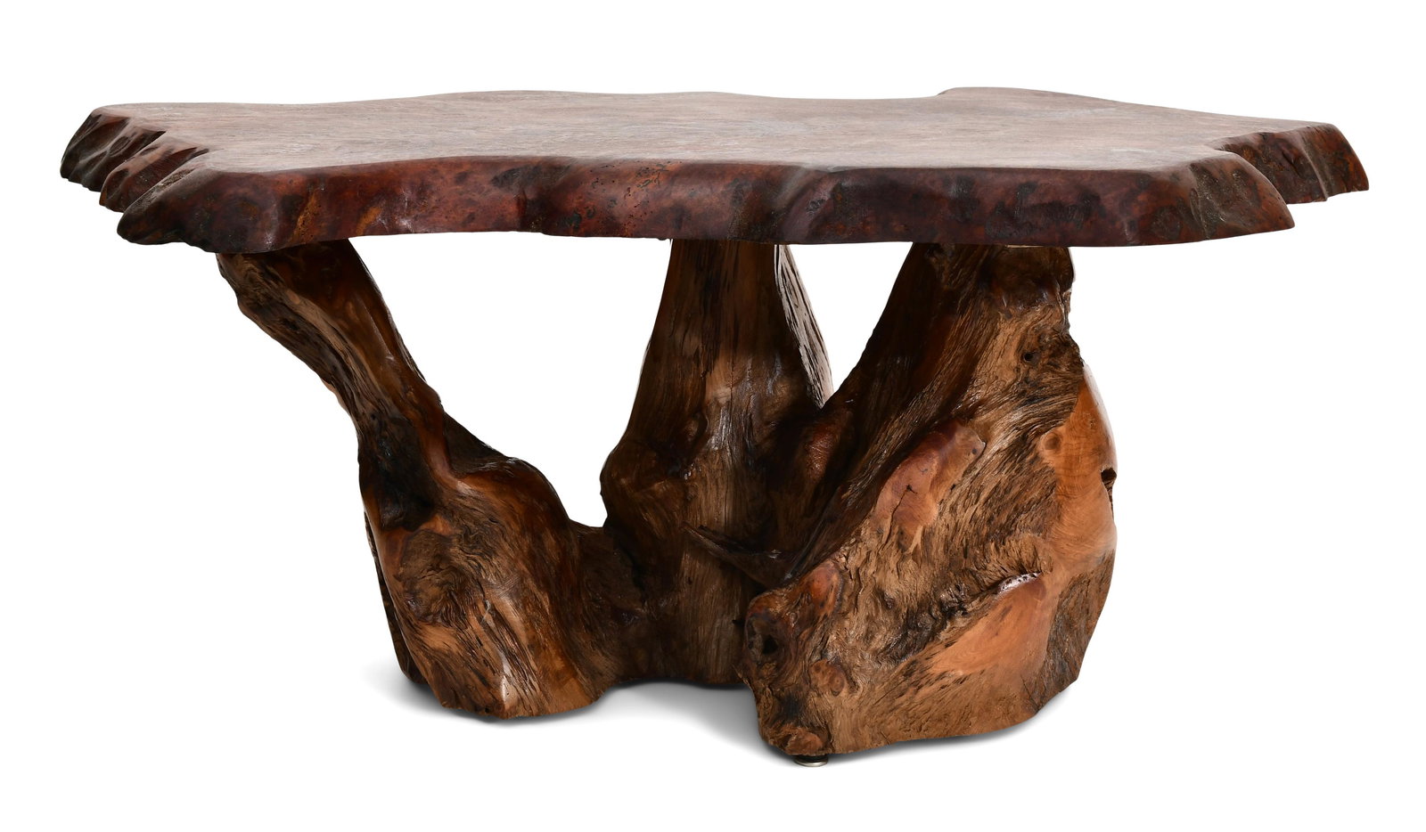 California Burl Redwood Low Table (1 of 3)