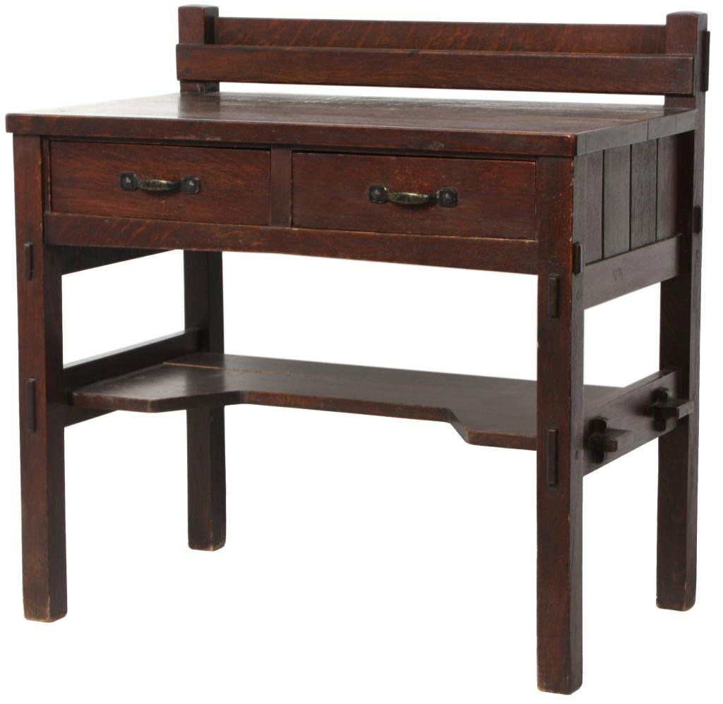 120 Early Gustav Stickley Writing Desk