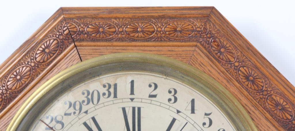 Welch Star Pointer Calendar Clock - 2