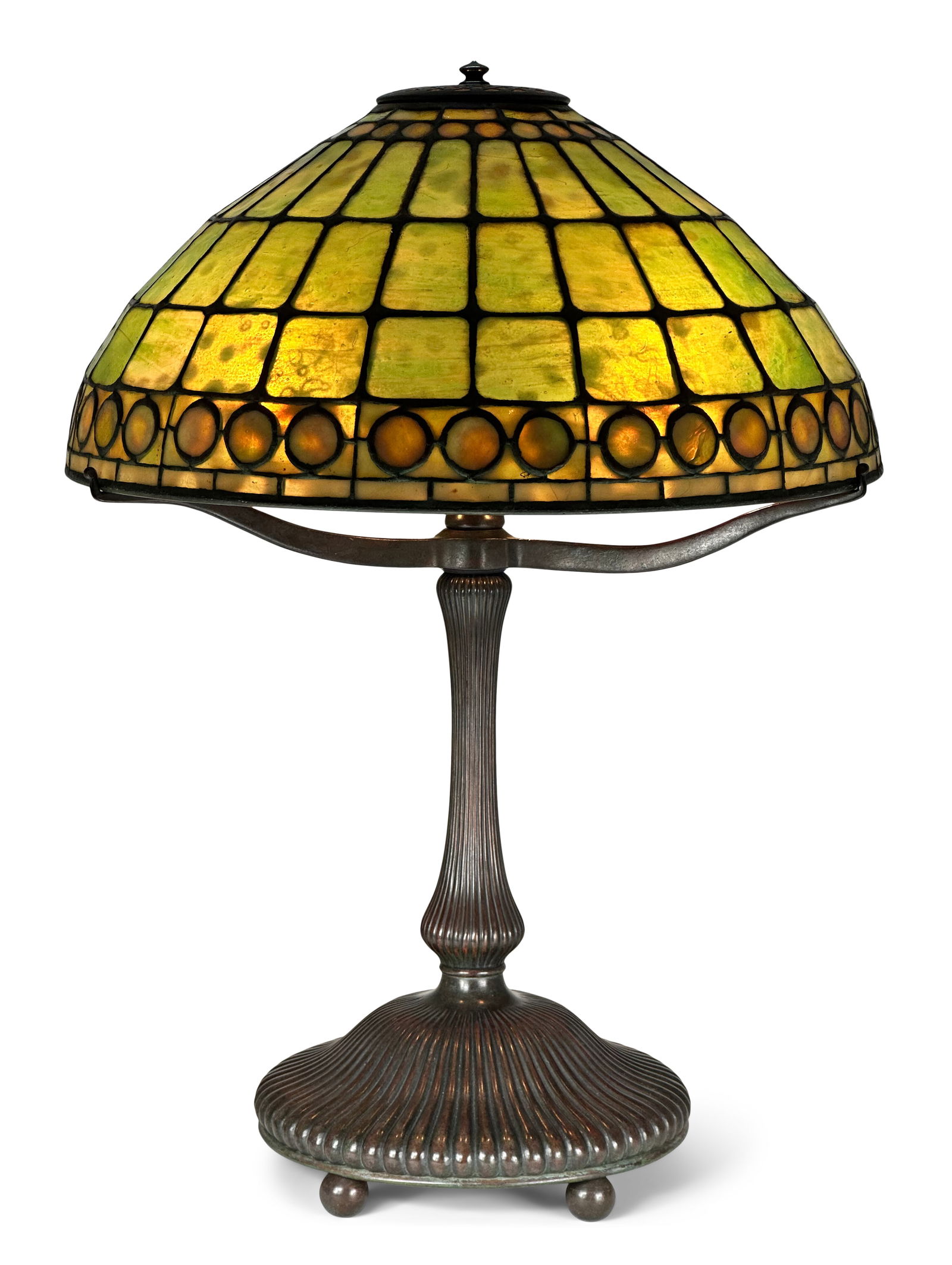 Tiffany Studios "Jeweled Colonial" Table Lamp (1 of 4)