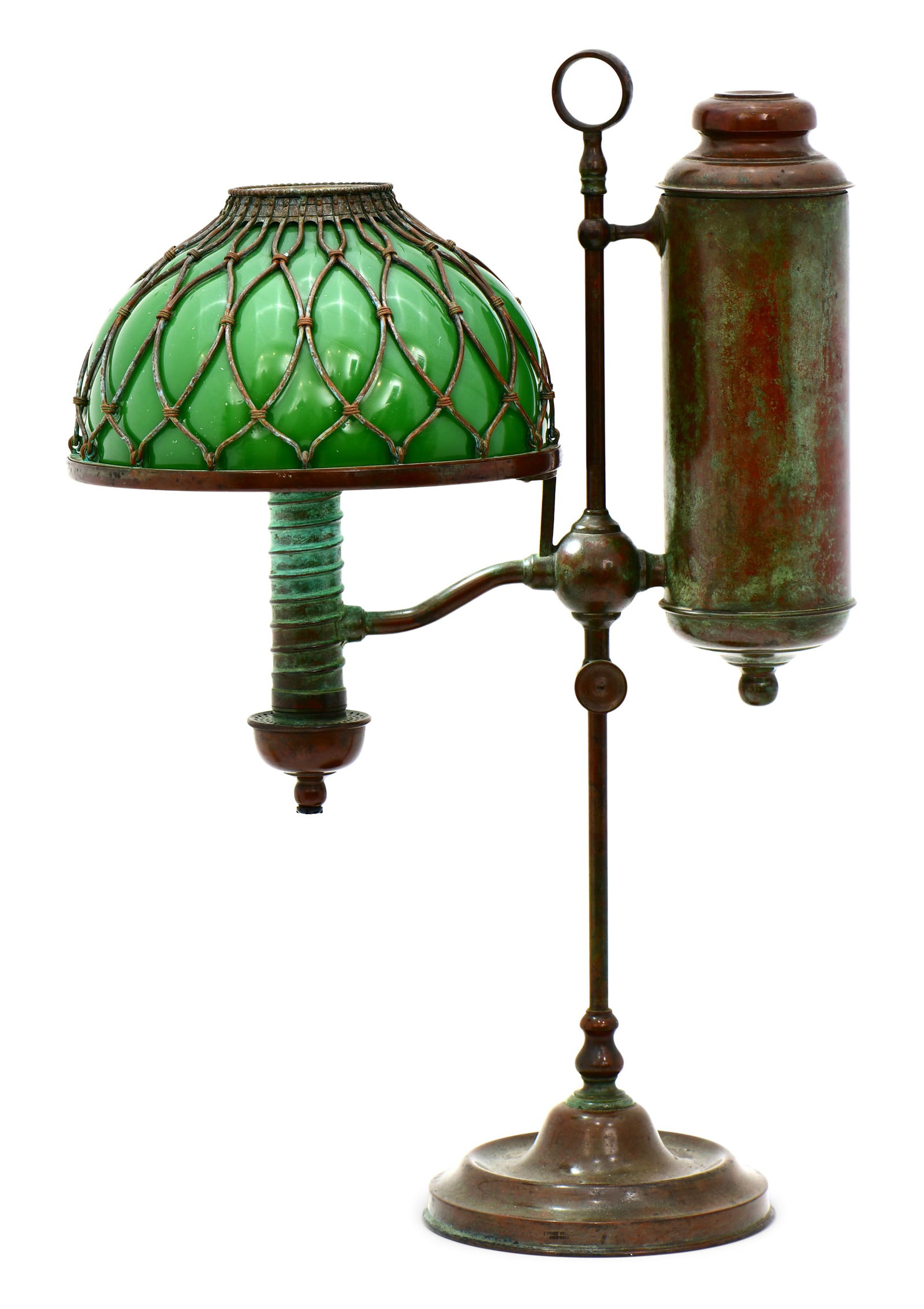 Tiffany Studios Blown Glass Student Lamp (1 of 5)