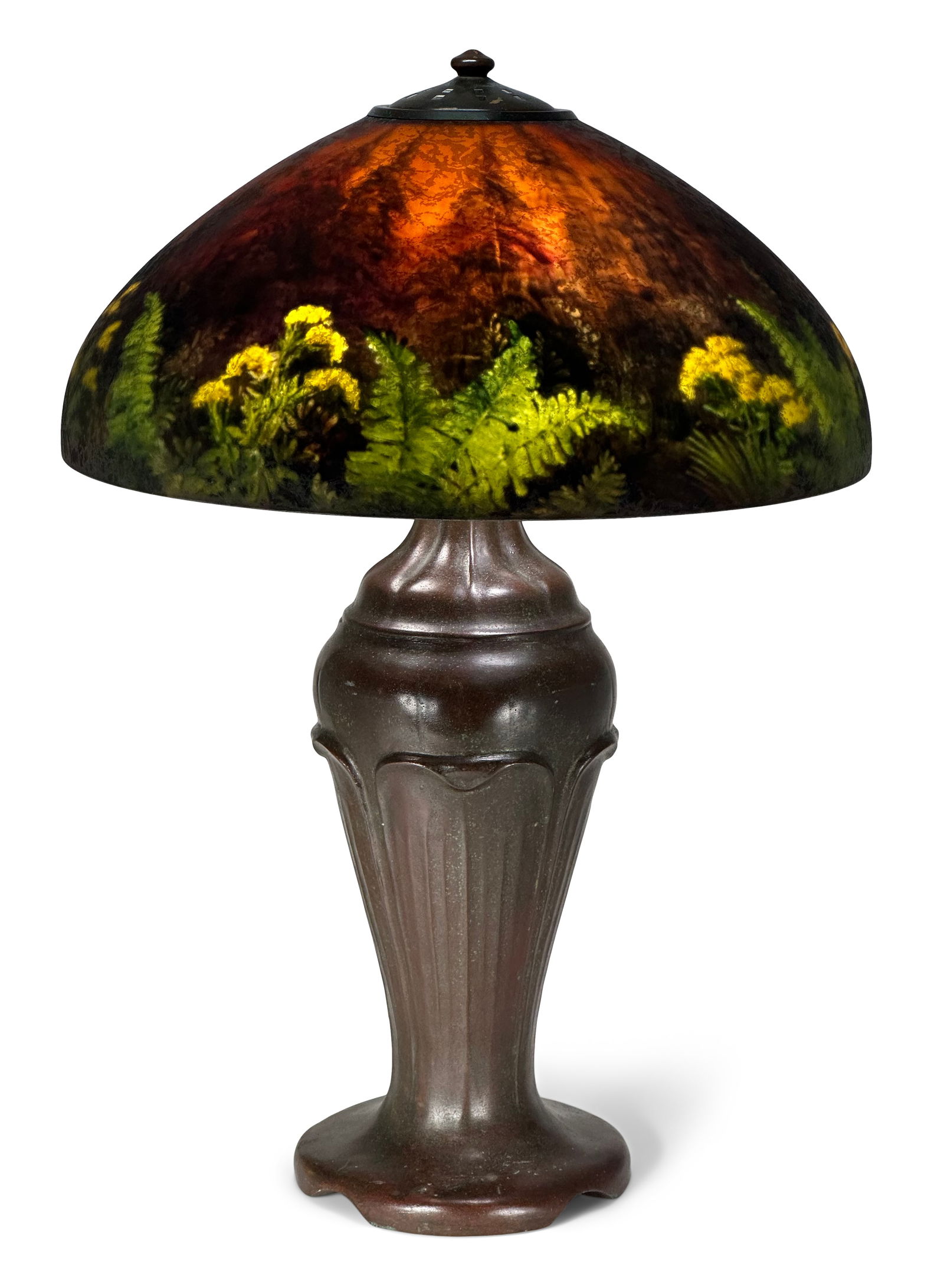 Handel Company Scenic Table Lamp with Ferns & Goldenrod (1 of 6)