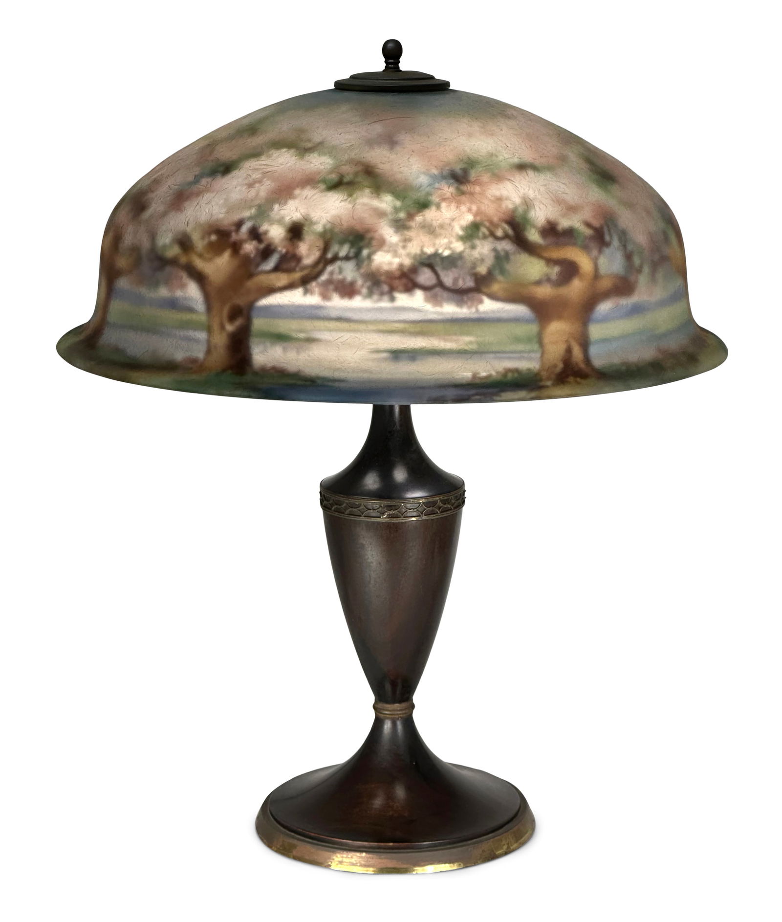 Pairpoint "Apple Tree" Table Lamp (1 of 6)