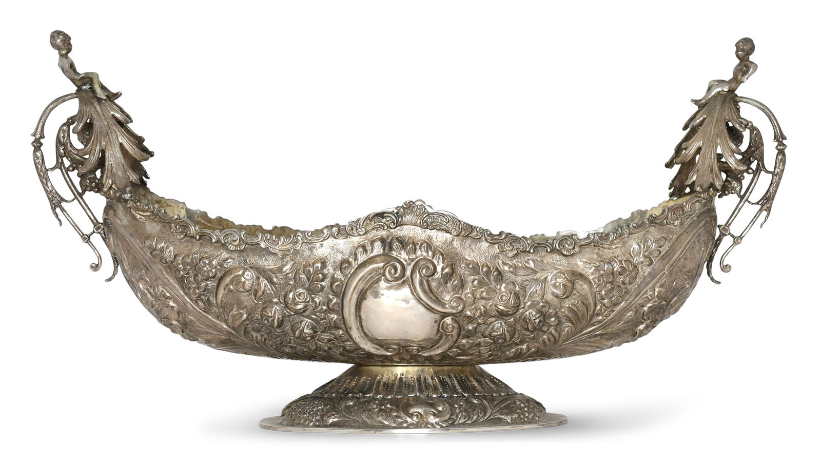 Continental Silver Repoussé Centerpiece (1 of 7)