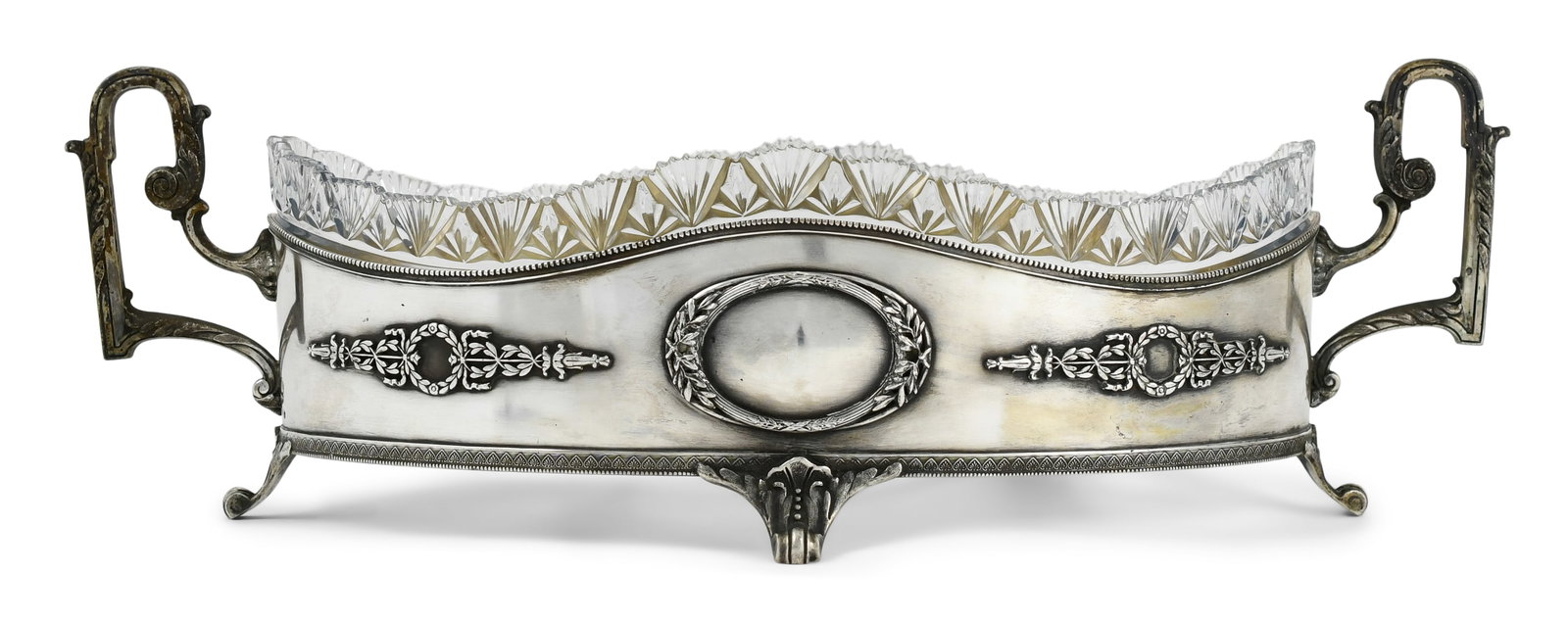 Russian Silver & Cut Glass Centerpiece (1 of 6)