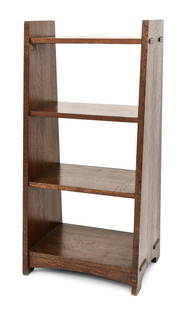 L. & J.G. Stickley Magazine Stand, No. 47: L. & J.G. StickleyMagazine Stand, No. 47circa 1910oakmarked "The Work of L. & J.G. Stickley"42 1/4 x 20 x 12 inches