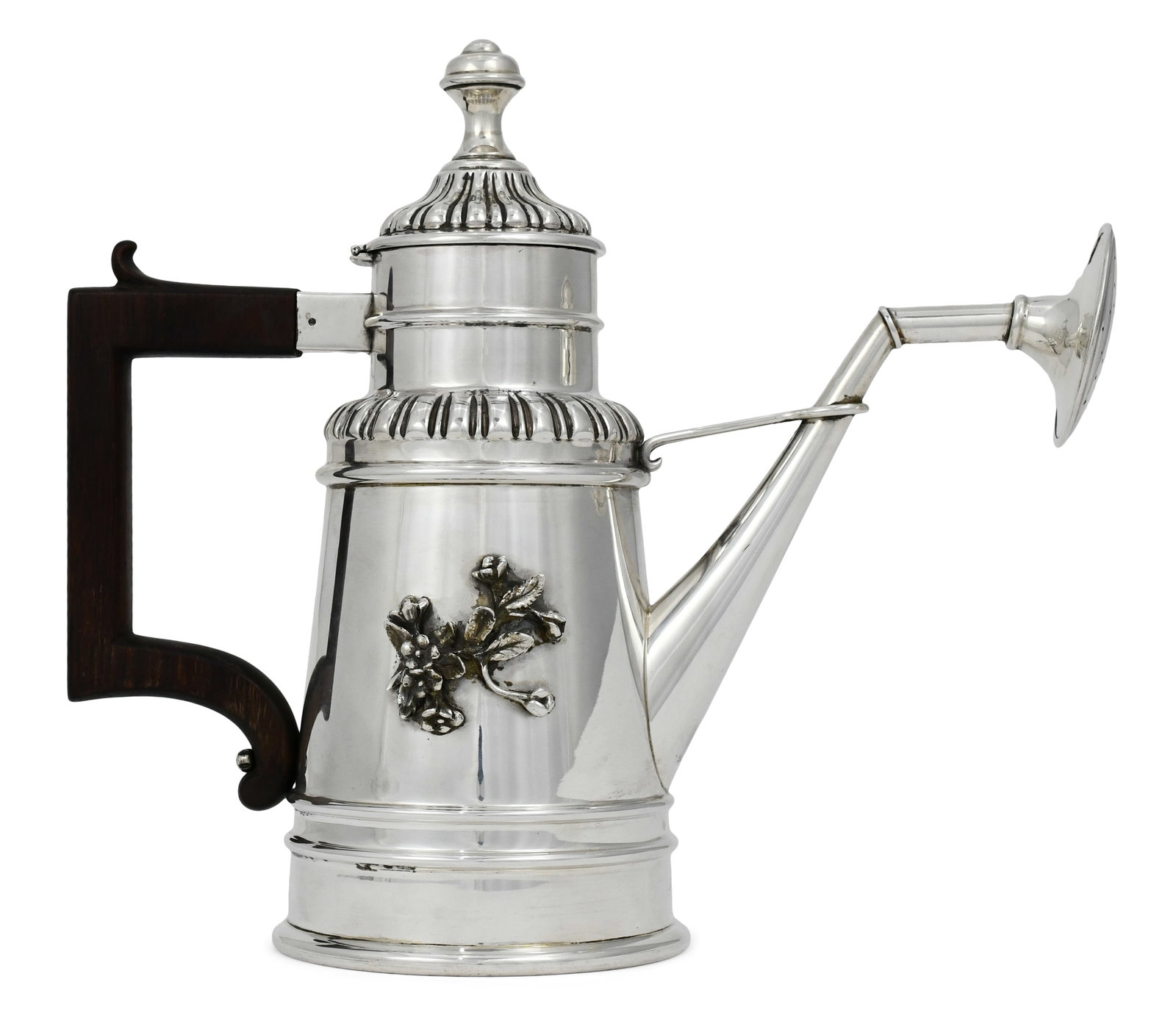 Italian Sterling Silver & Rosewood Watering Can (1 of 6)