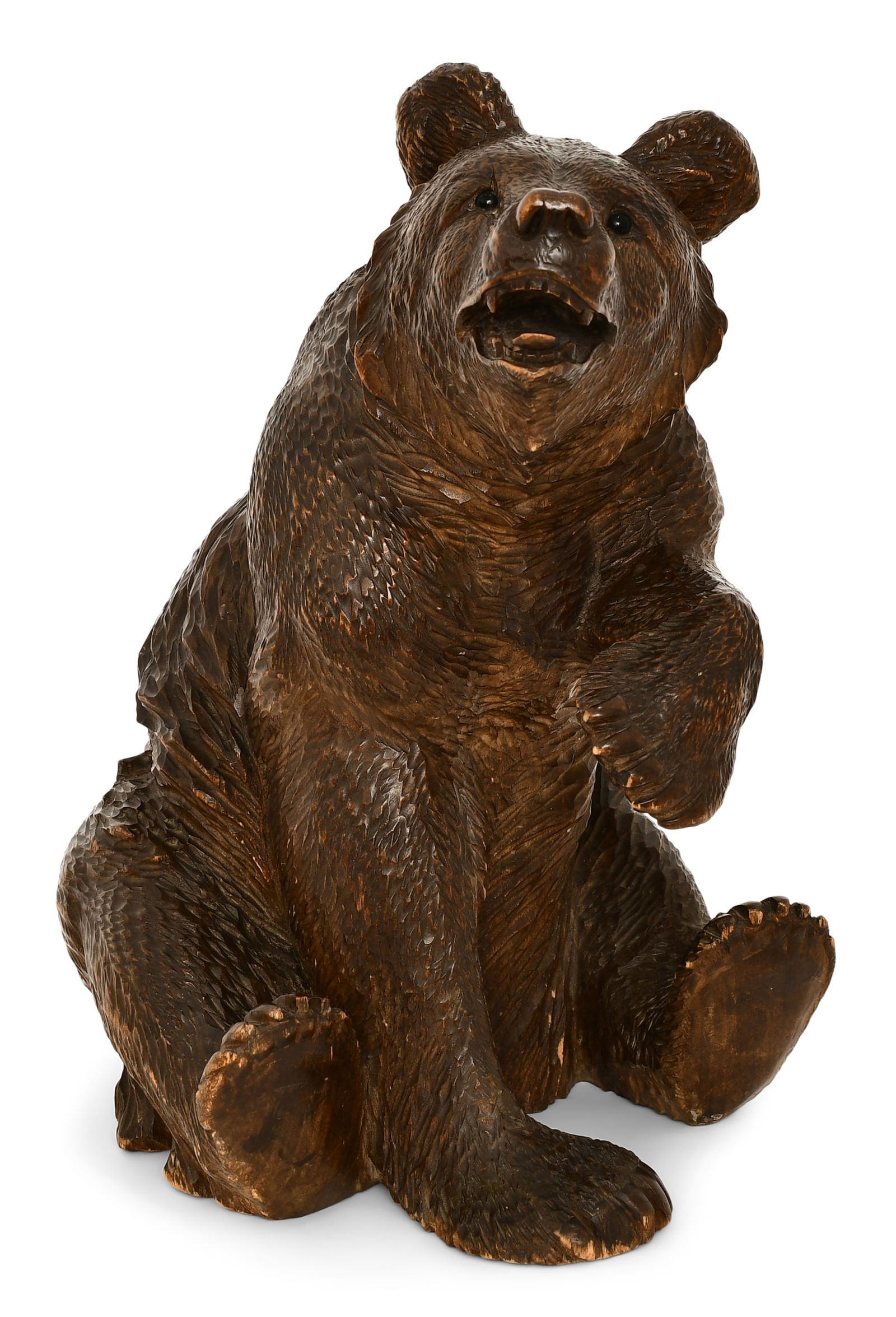 Black Forest Carved Wood Figure of a Bear (1 of 5)