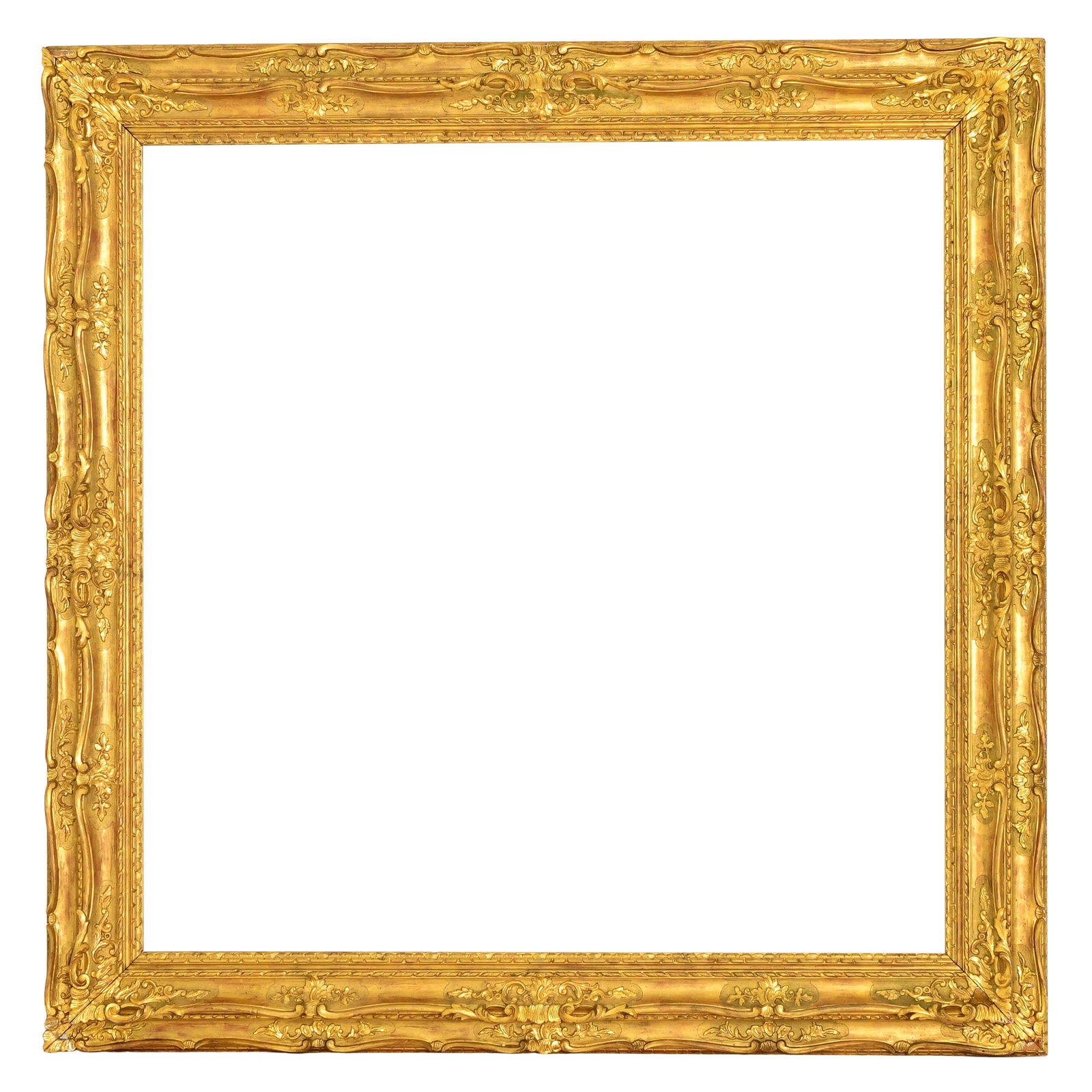 Monumental Carved Giltwood Frame: Monumental Carved Giltwood Frame late 19th century 85 1/2 x 85 1/2 inches (overall) 69 1/2 x 69 1/2 inches (rabbet)