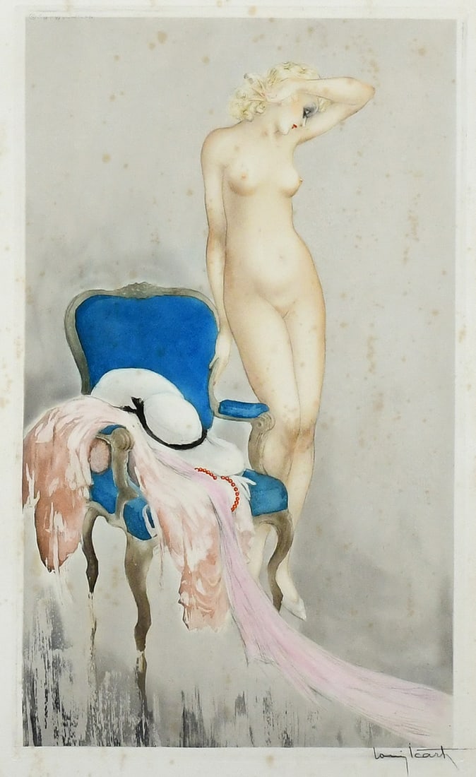 Louis Icart (French, 1888-1950), "Fair Model" (1937) (1 of 4)