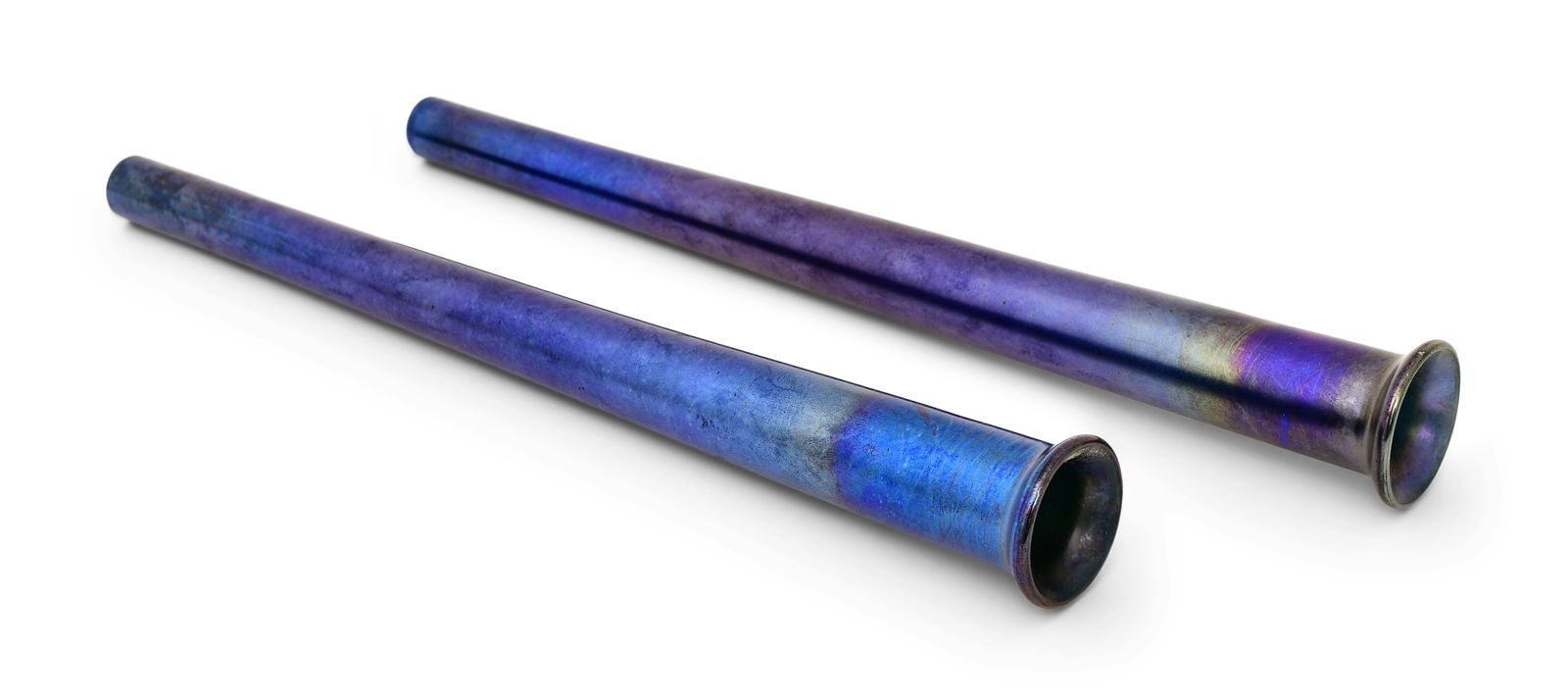 Two Tiffany Studios Favrile Glass Vase Inserts (1 of 4)