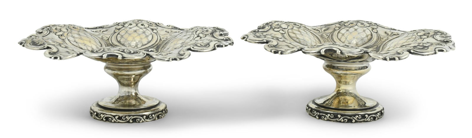 Pair of Gorham Mfg. Co. Sterling Silver Tazzas (1 of 5)