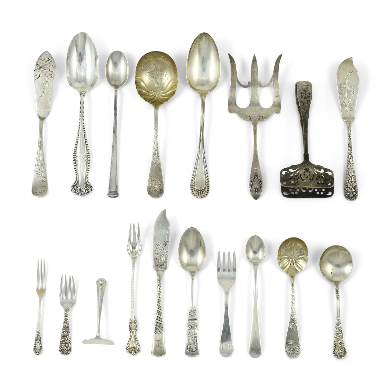 Lot of 37 Assorted Sterling Silver Flatware Pieces (1 of 7)