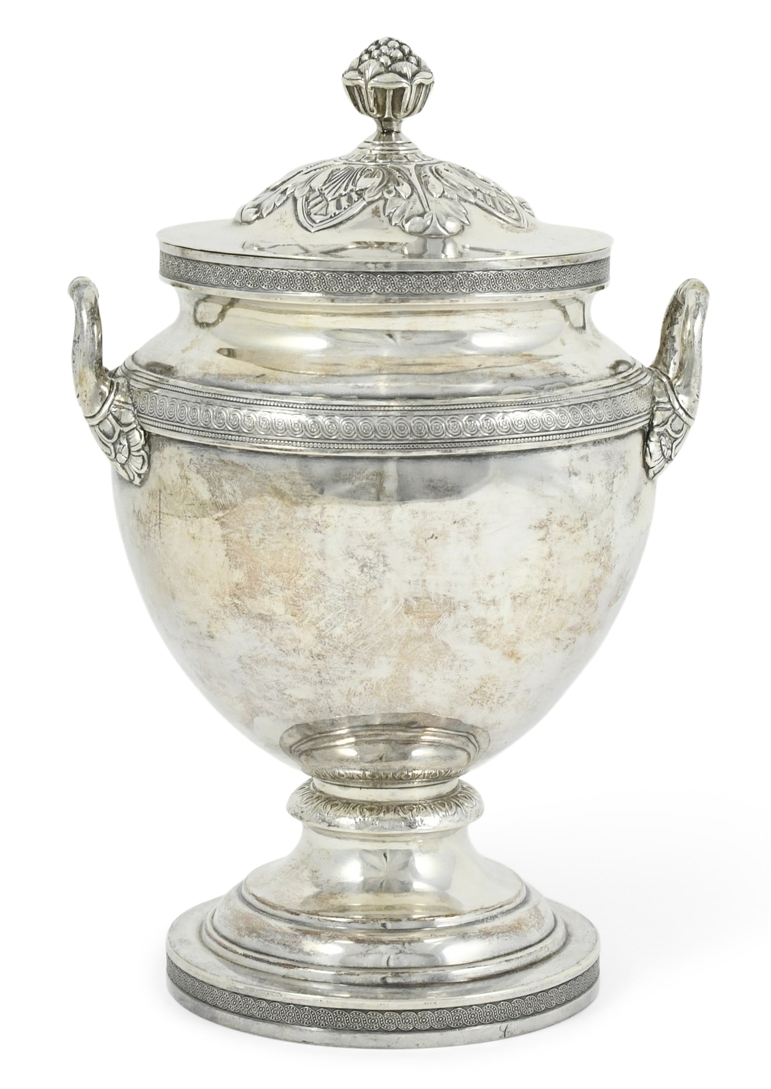 Fletcher & Gardiner Coin Silver Covered Urn (1 of 6)
