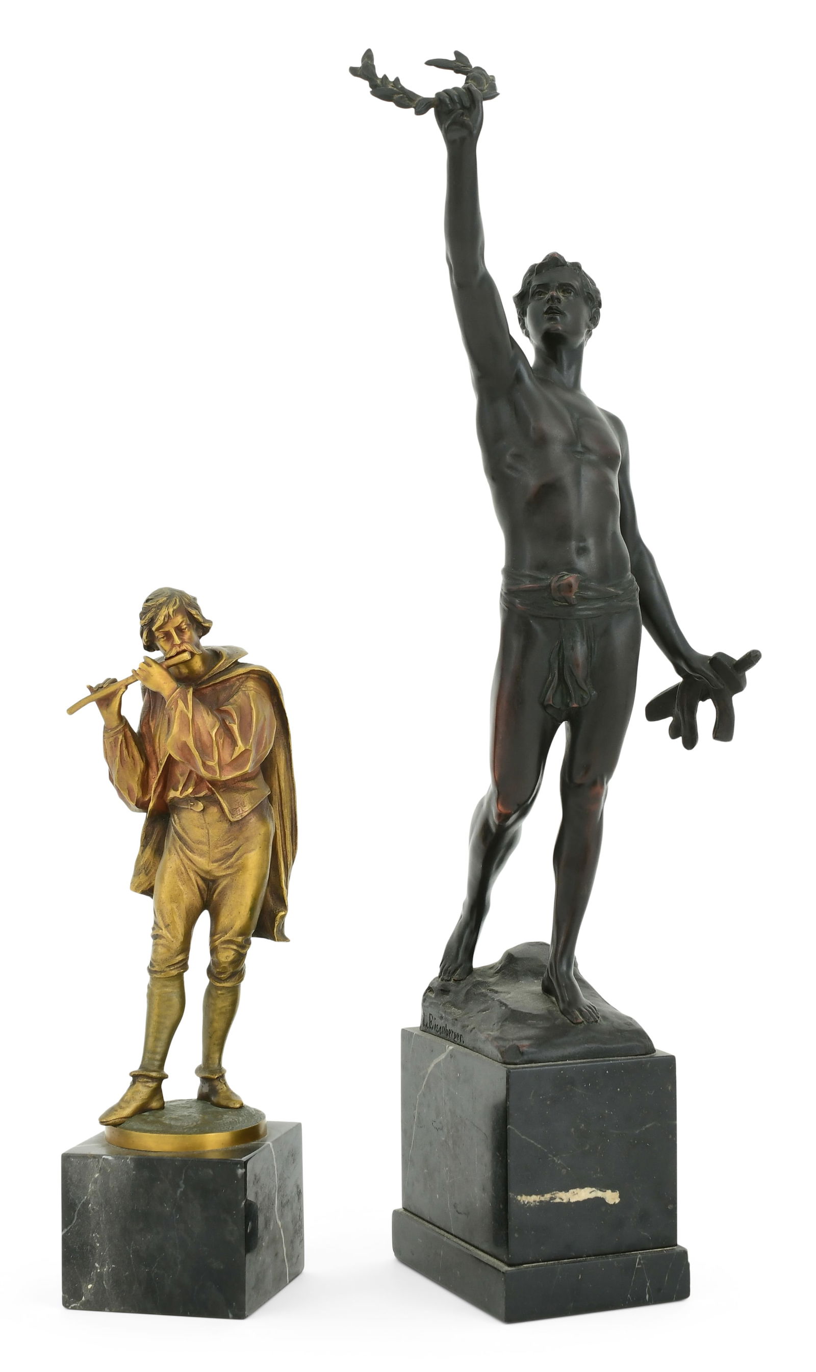 Two Bronze Sculptures, Ludwig Eisenberger & Otto Rasmussen (1 of 7)