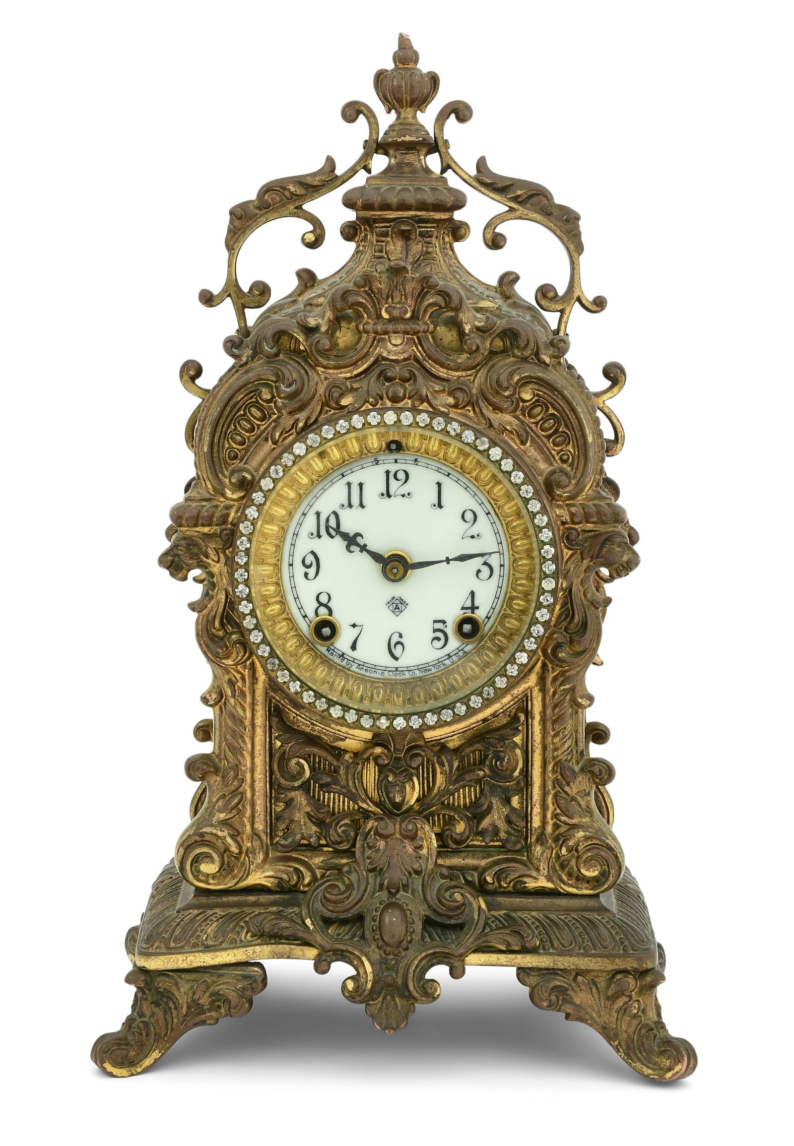 Ansonia Clock Co. "Germanic" Mantel Clock (1 of 6)