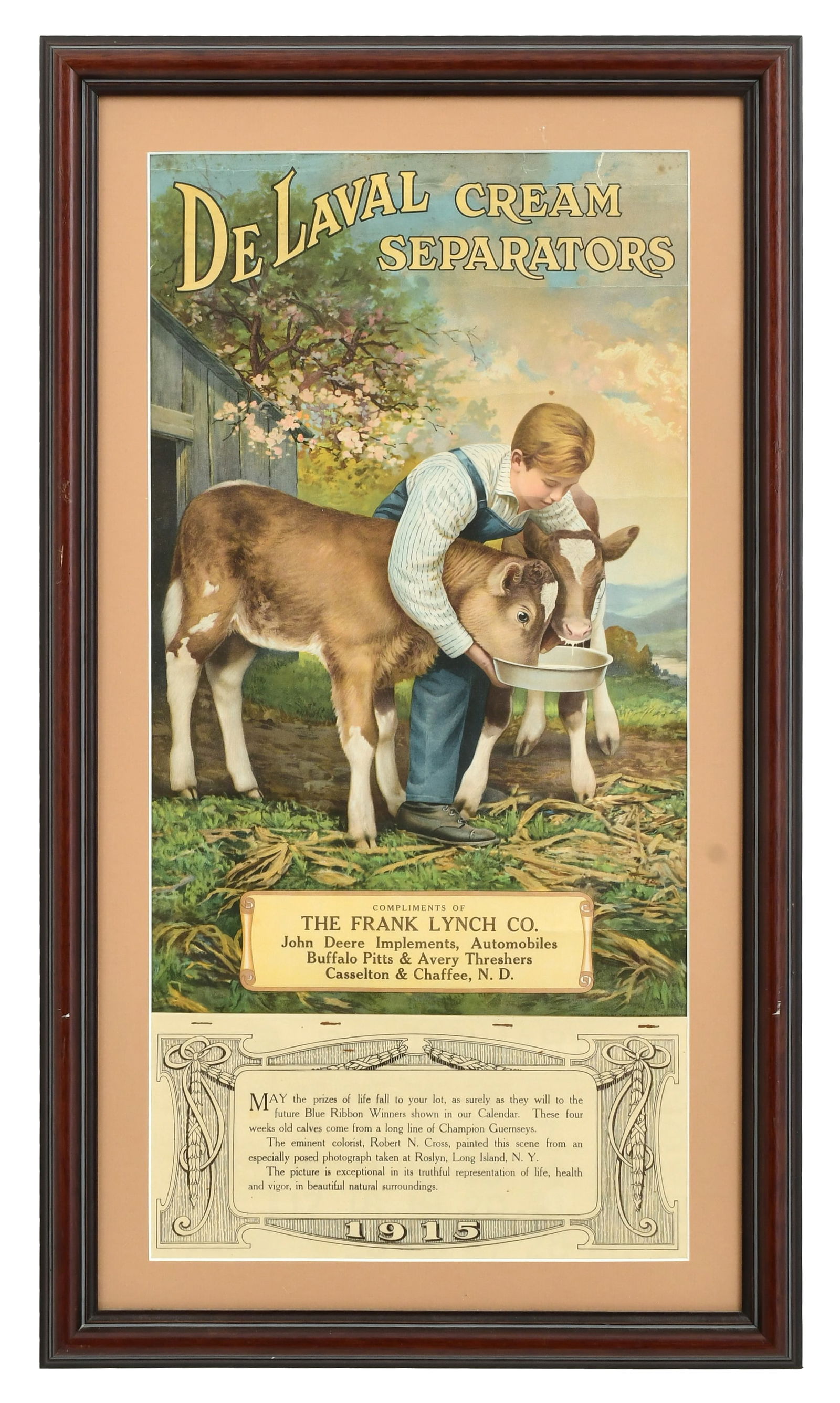 De Laval Cream Separators Paper Advertising Sign (1 of 4)