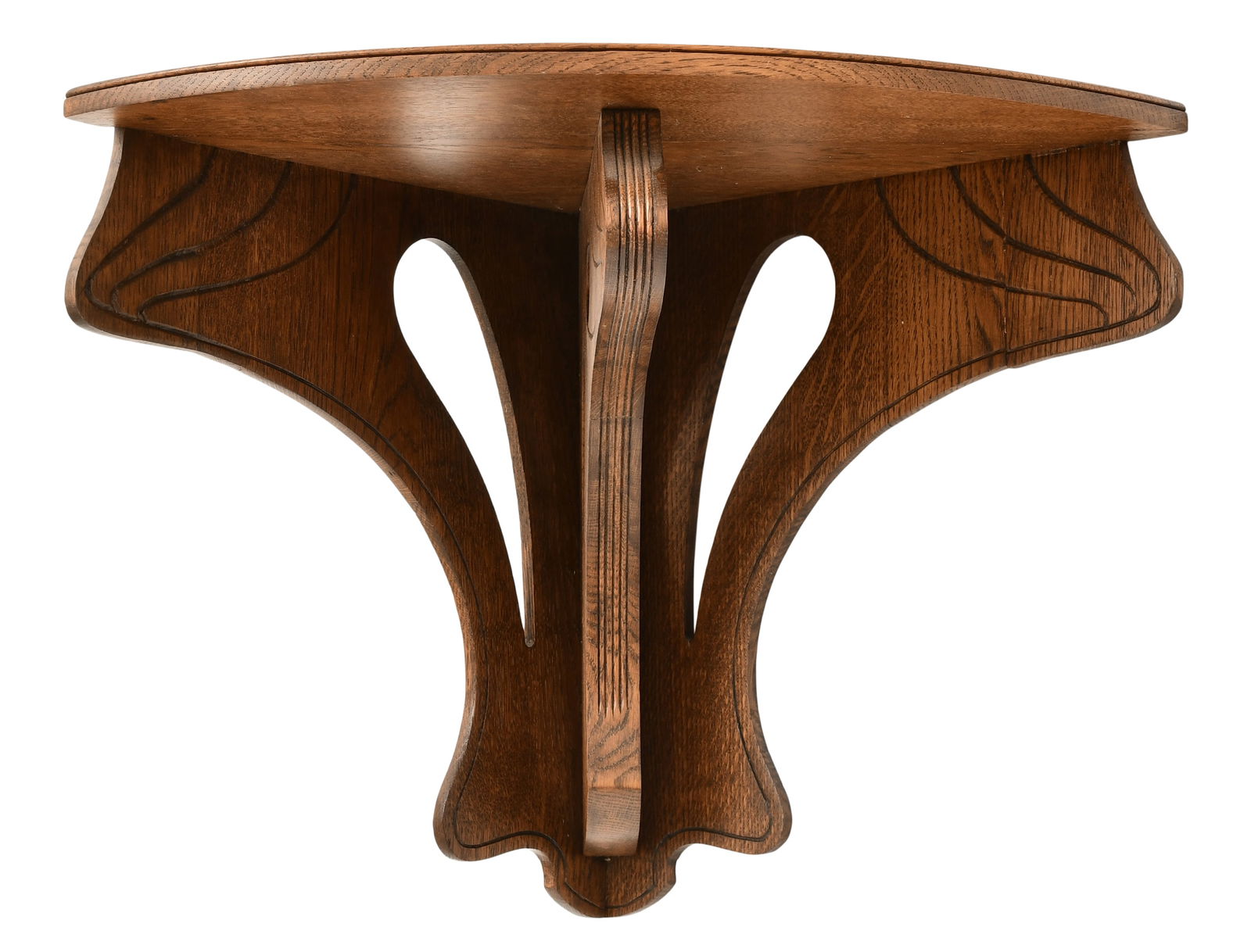 American Oak Wall Shelf (1 of 3)