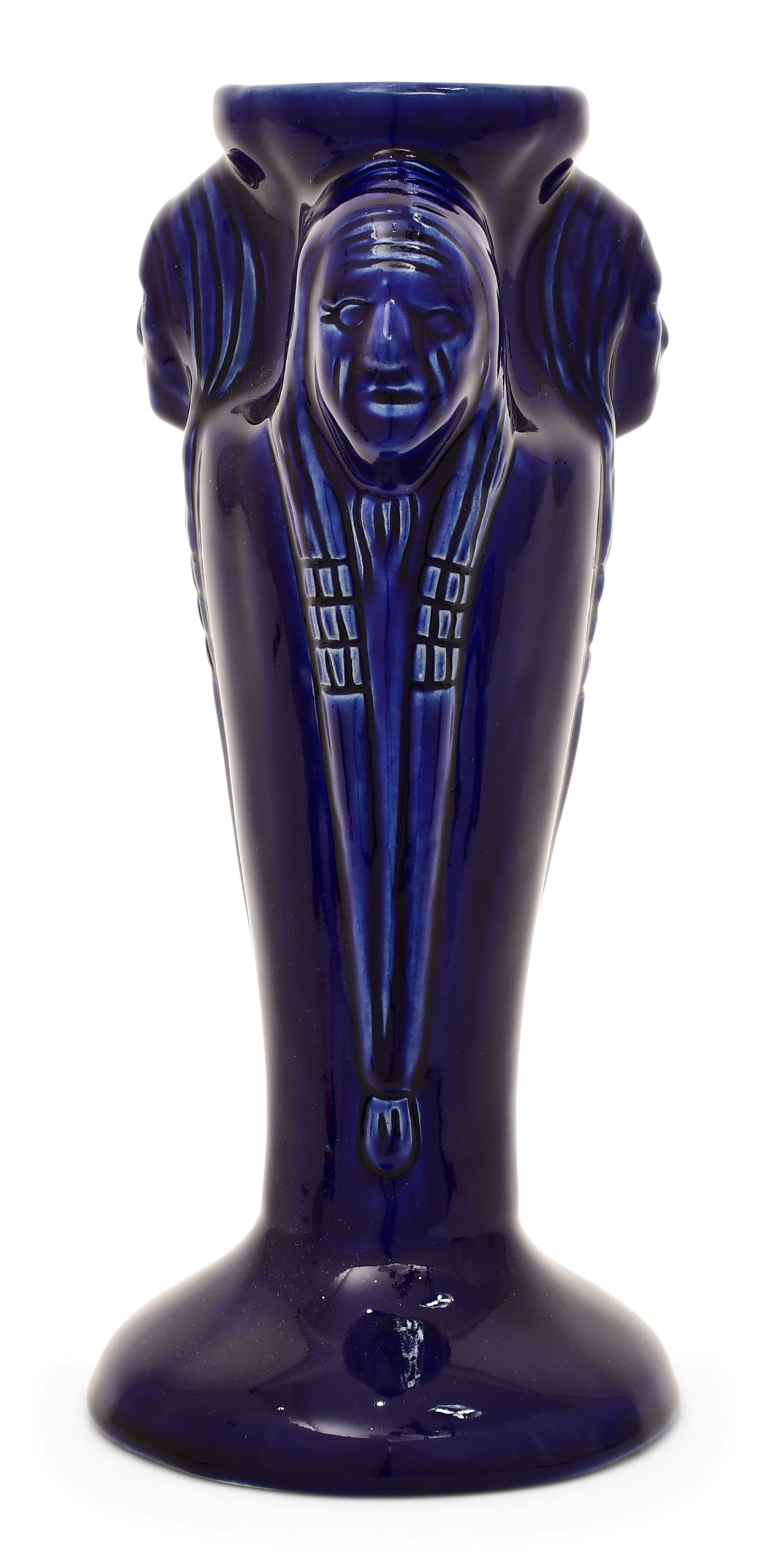 Van Briggle Pottery "Indian Head" Vase (1 of 4)