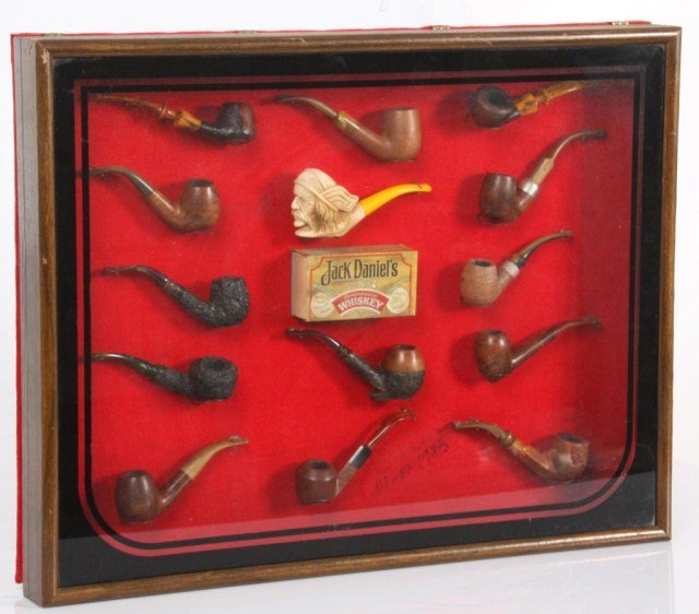 14 Carved Tobacco Pipe Collection