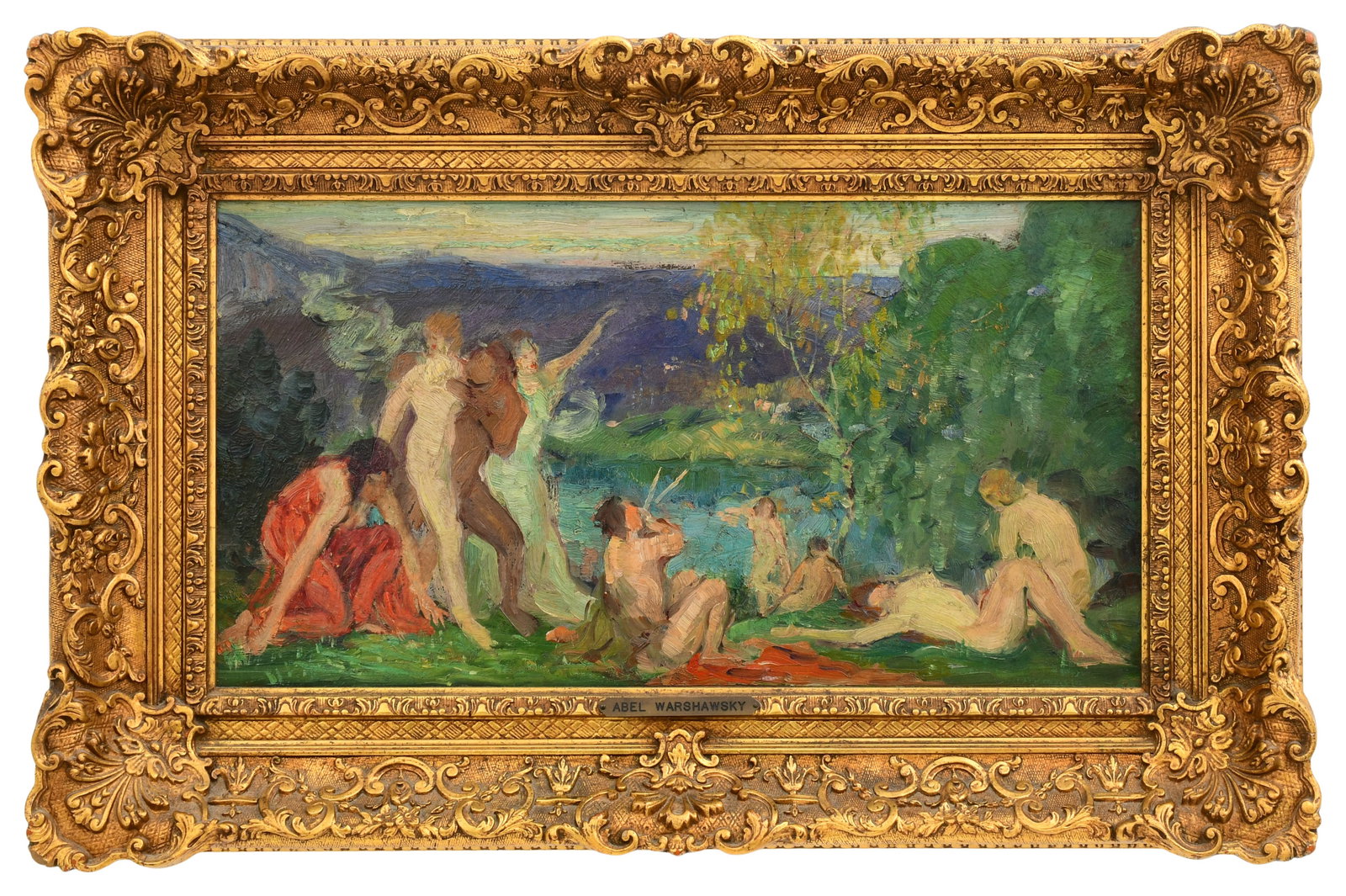 Abel George Warshawsky (American, 1883-1962), "Muralistic Sketch" (1 of 4)