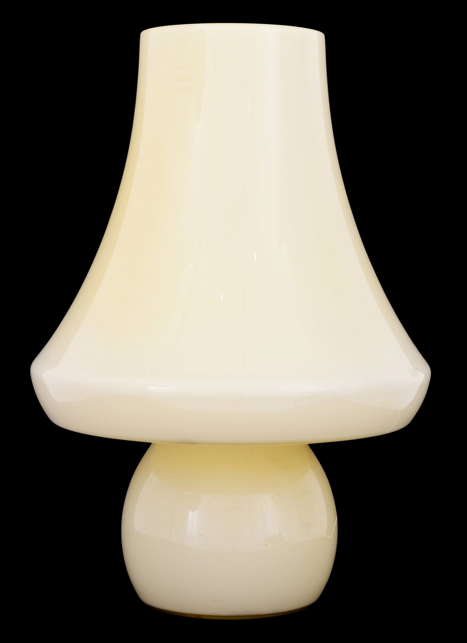 Large Italian Mid-Century Modern Cased Glass Lamp (1 of 3)