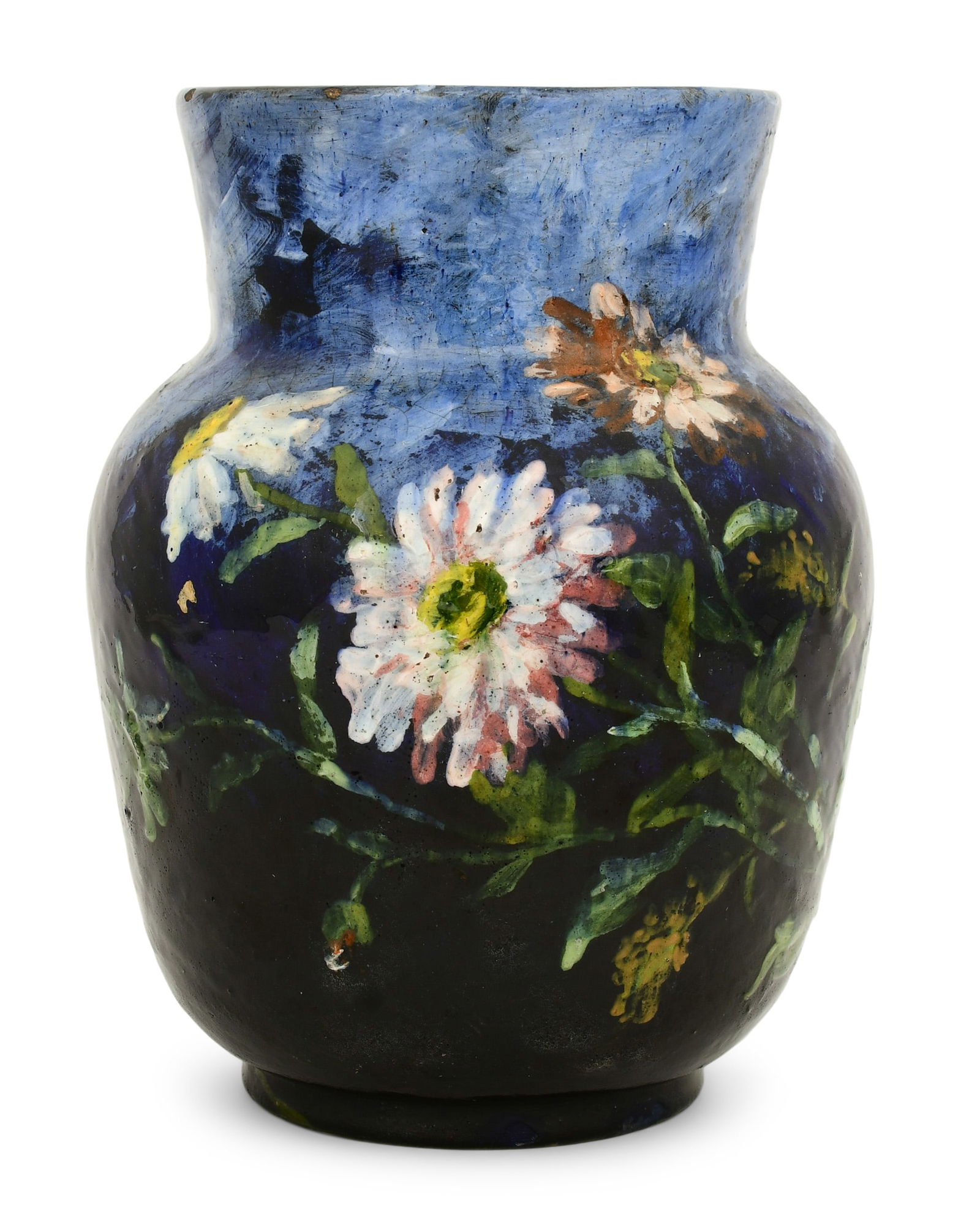 Bourg-la-Reine Studio Pottery Floral Vase: Bourg-la-Reine Studio Pottery Floral Vaselate 19th centurythis vase is pre-Haviland & Co., marked to the underside8 x 6 1/4 inchesOther Notes: Fontaine's Auction Gallery can arrange shipping for this