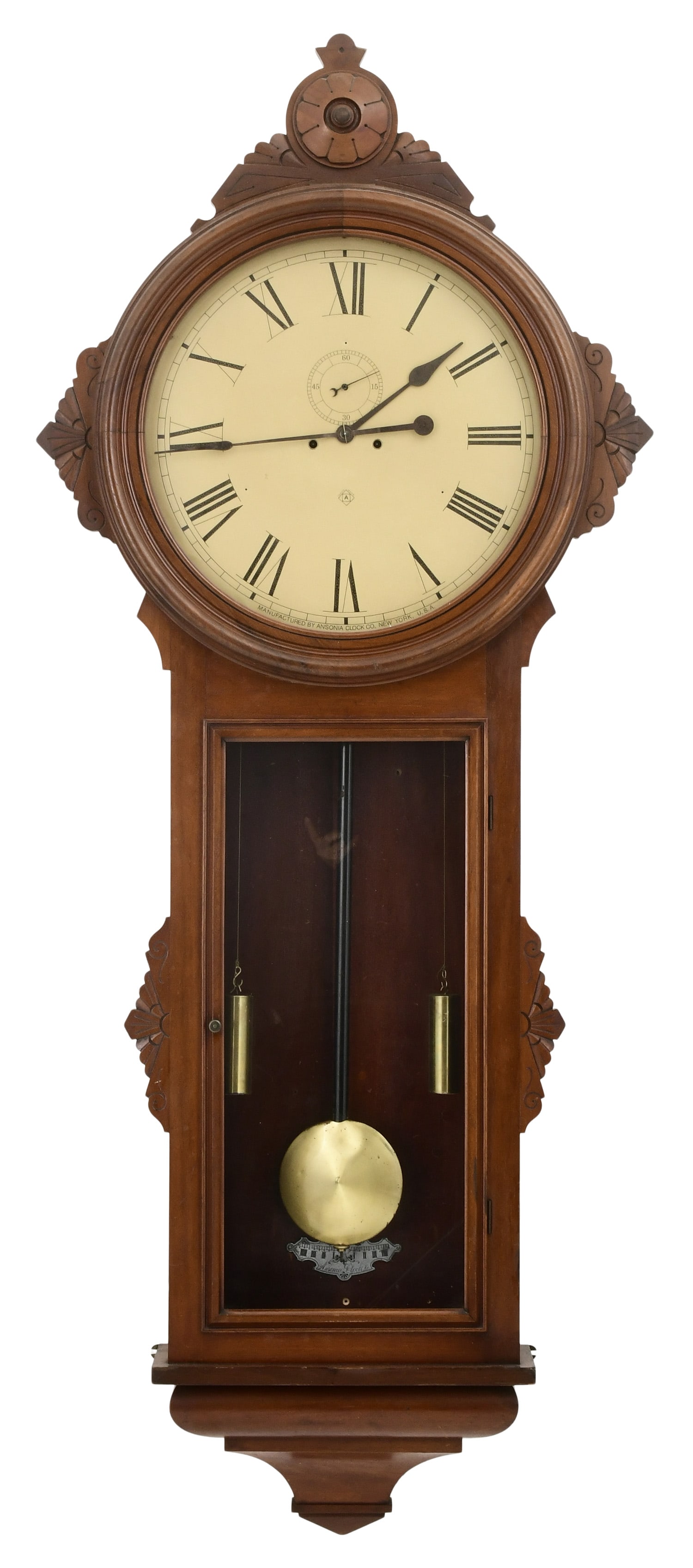 Ansonia Clock Co. "General" Wall Clock (1 of 9)