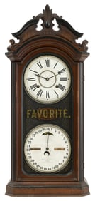 Ithaca Calendar Clock Co. "No. 4 1/2 Favorite" Shelf Clock