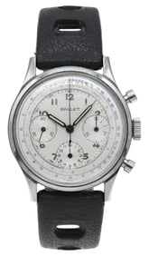 Gallet Chronograph Stainless Steel Wristwatch, Circa 1950's