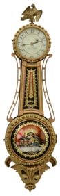 20th Century Girandole Banjo Clock