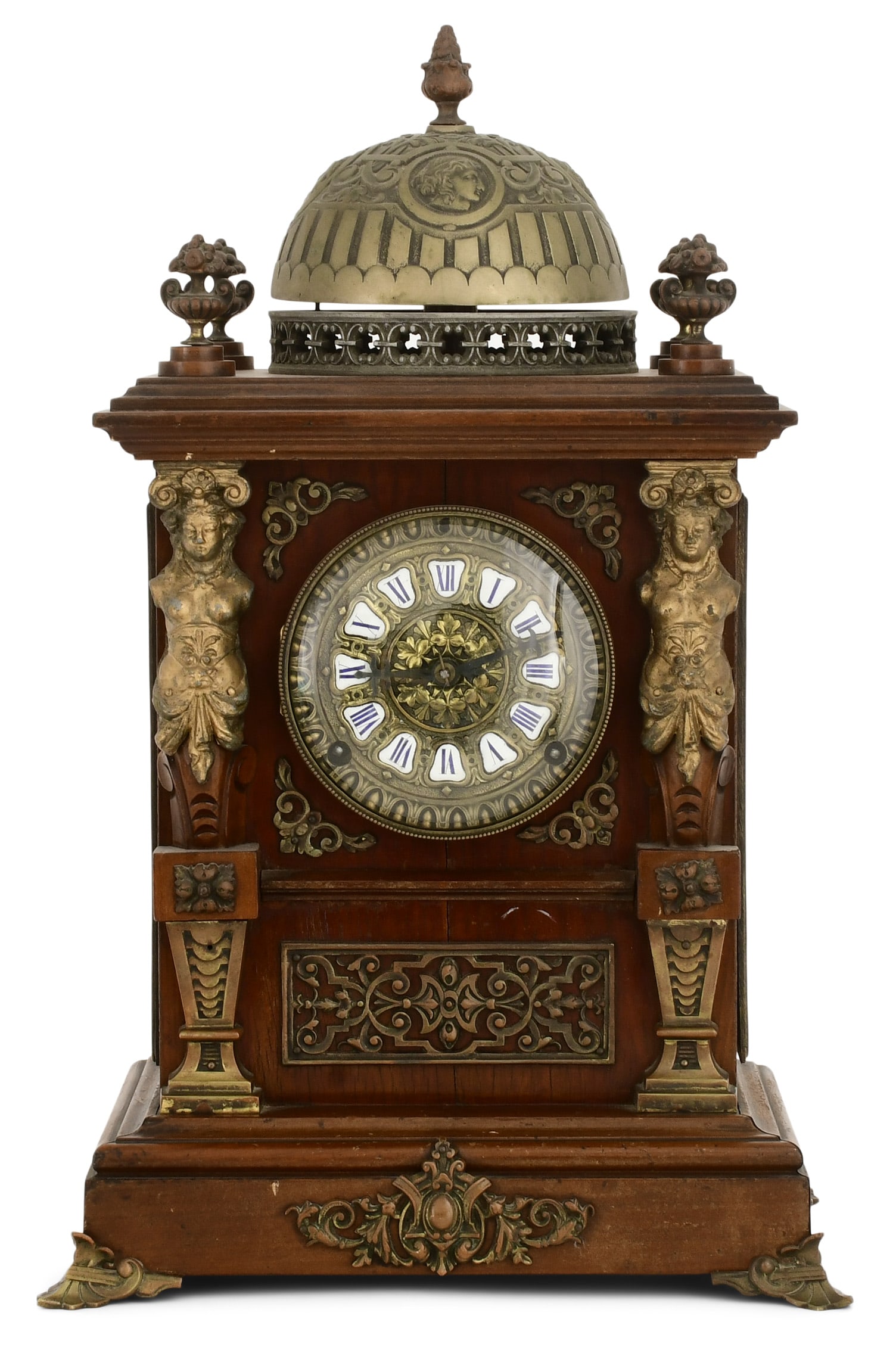 Ansonia Clock Co. "Cabinet Antique No. 1" Mantel Clock (1 of 9)