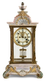 Ansonia Clock Co. Crystal Regulator No. 4 Mantel Clock