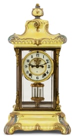 Ansonia Clock Co. Crystal Regulator No. 3 Mantel Clock