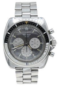 Movado Datron Super Sub Sea, Ref. HS 360, Stainless Steel Wristwatch, Circa 1970's